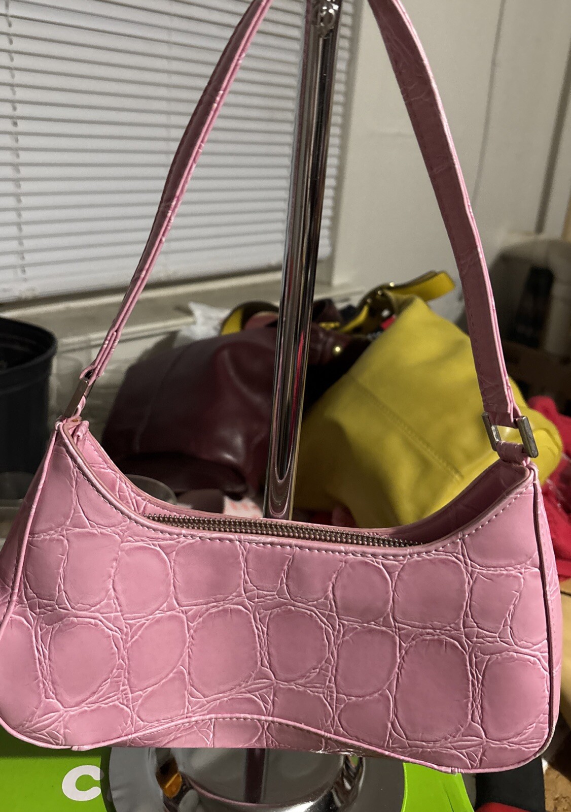 Urban Outfitter Pink “snakeskin”pattern Polyurethane Not Leather