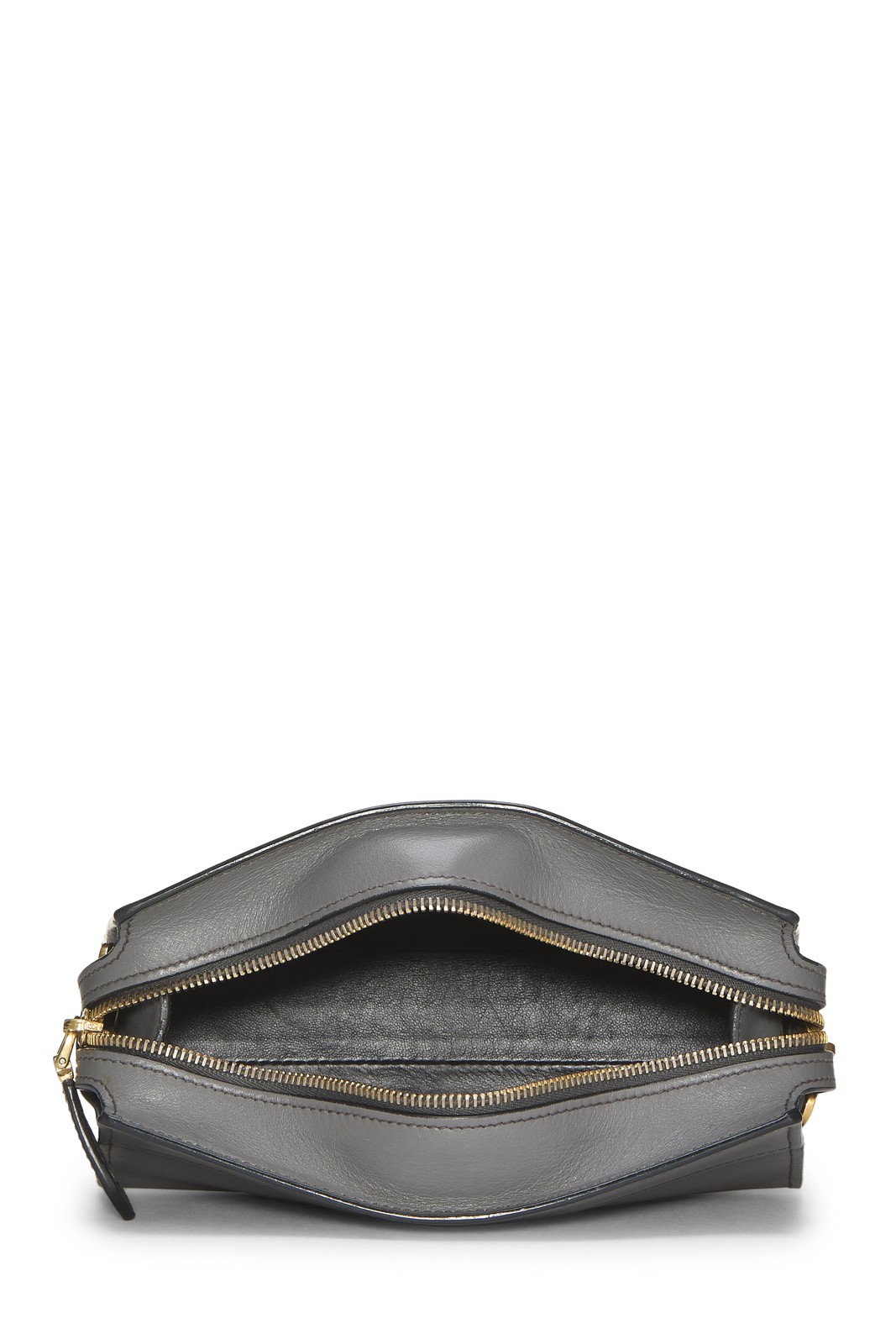Prada Grey Saffiano Esplanade Crossbody – WGACA