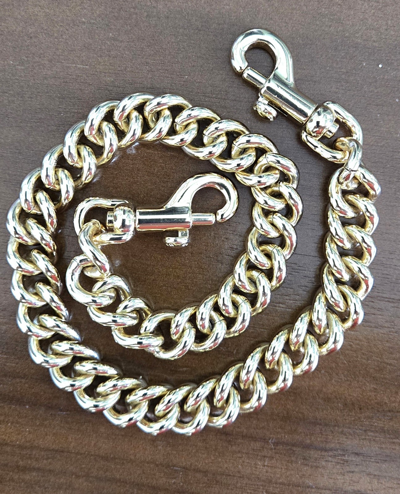 COACH Authentic Chunky Chain Bag Handle Strap – Gold 17in