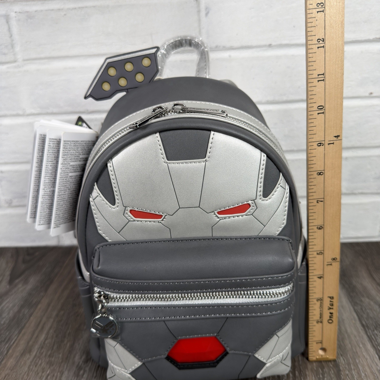 Loungefly Marvel Light Up War Machine Iron Man Cosplay Mini Backpack NWT