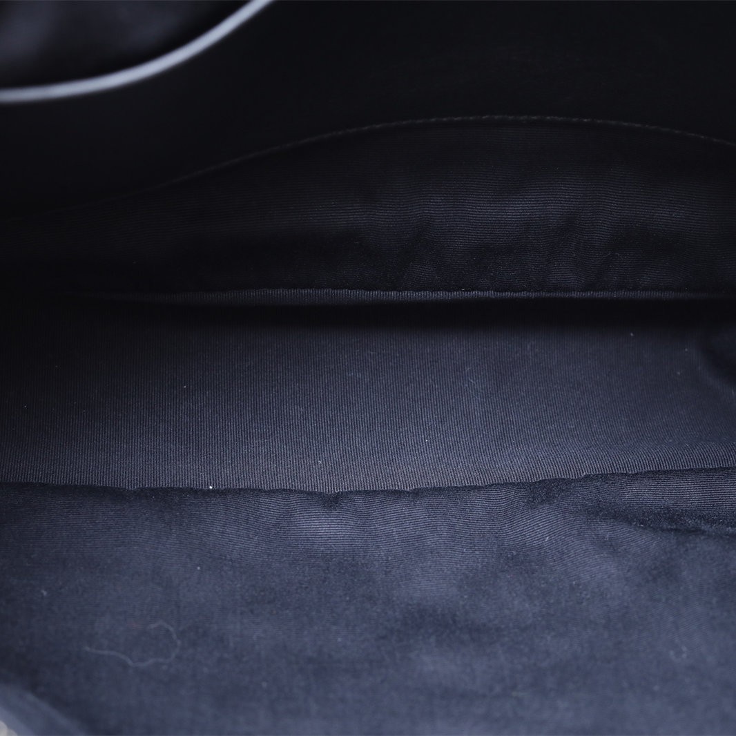 SAINT LAURENT Niki Large 32cm Grey Calfskin Shoulder Bag