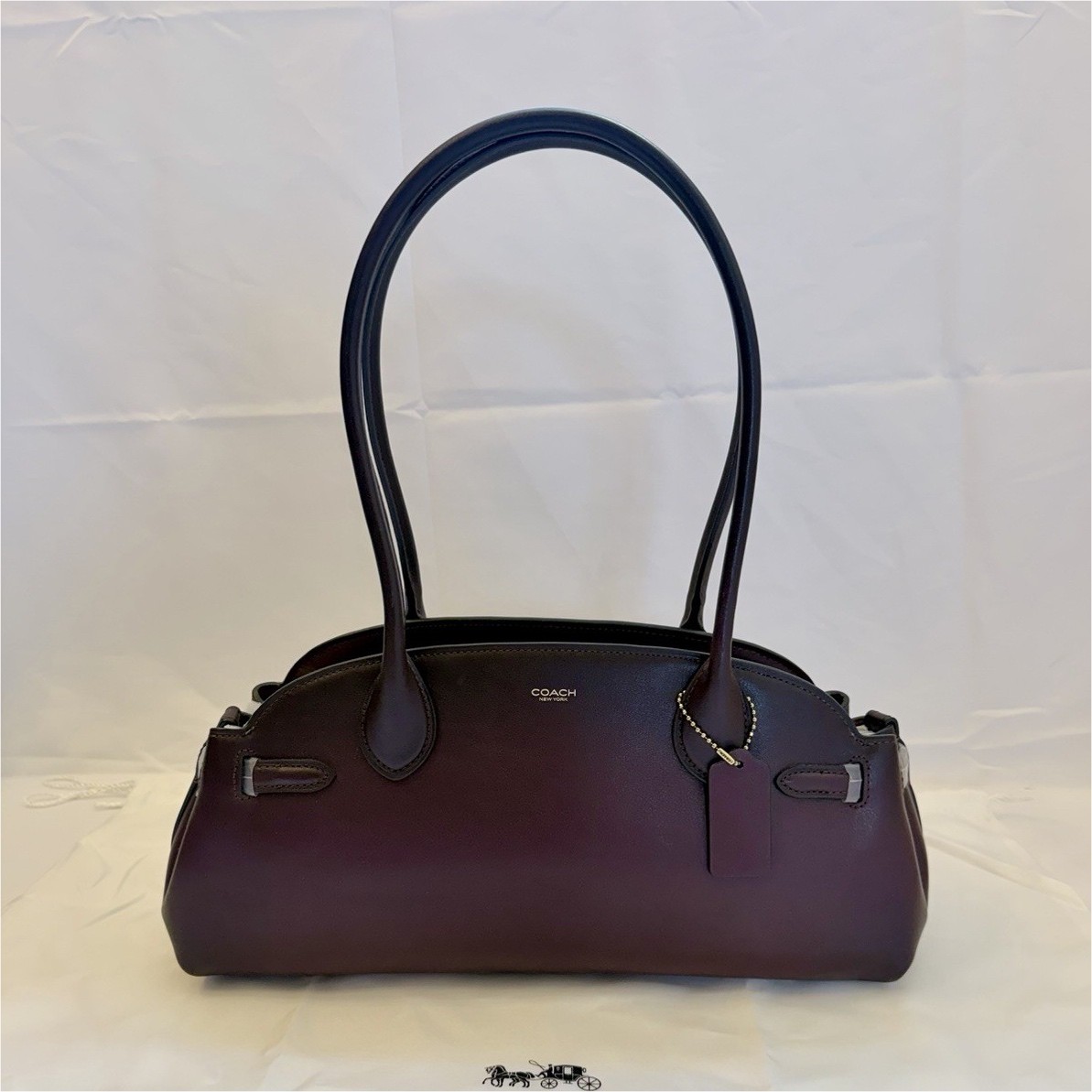 Brand NWT Authentic Coach Empire Carryall Bag 34 Merlot