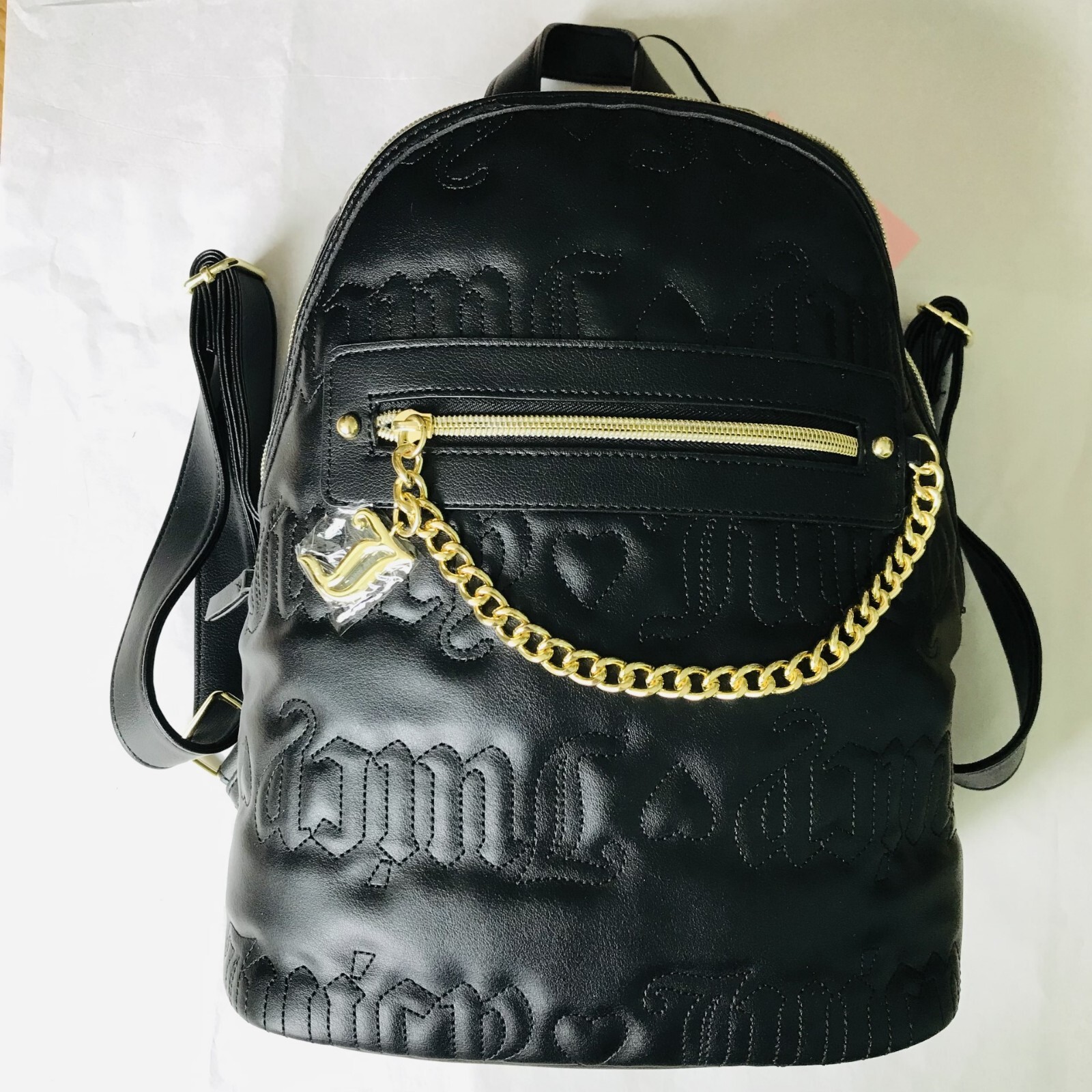 Final Sale ! Juicy Couture Quilted Black Puff Backpack MSRP : $99