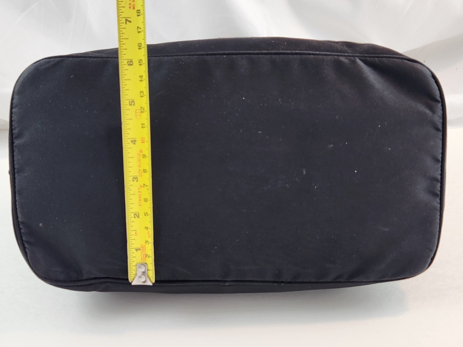 Authentic Prada Milano Ribbon Tessuto Tote Bag Hand Black Handbag Nylon 2way Bow