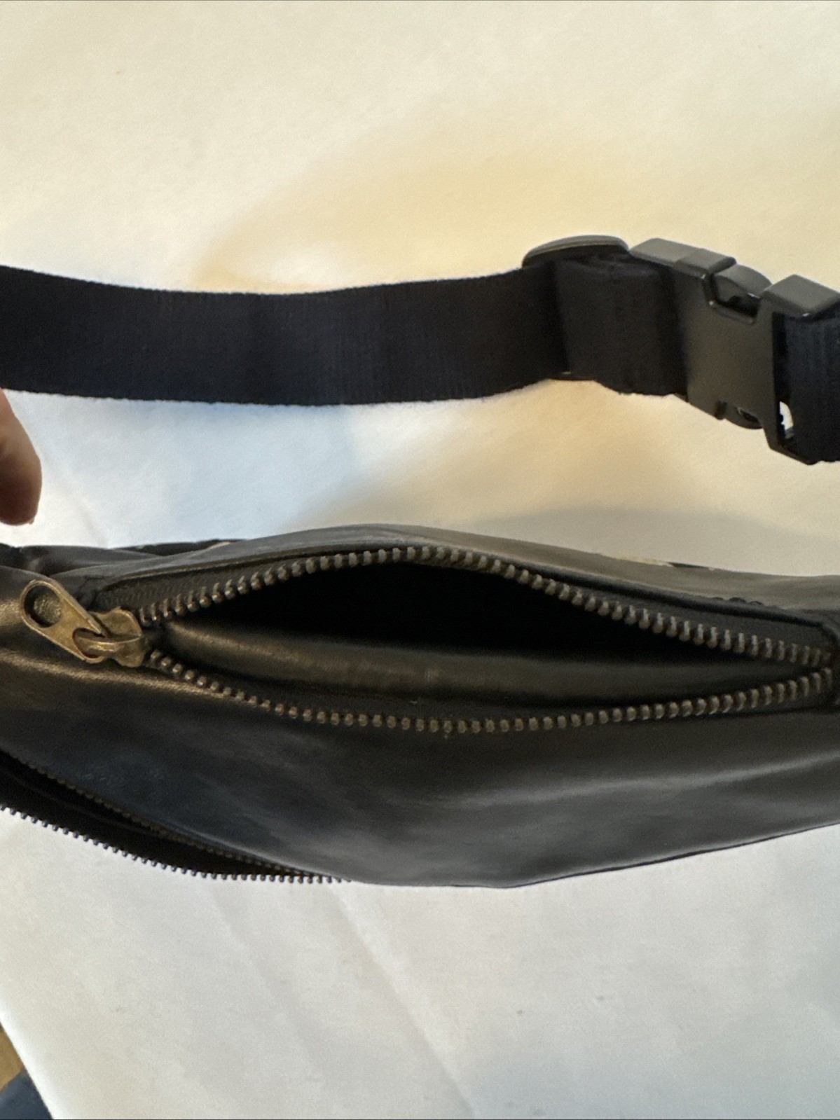 Nicole Miller vintage silk and leather belt bag 1991 Shoe Print *super Rare