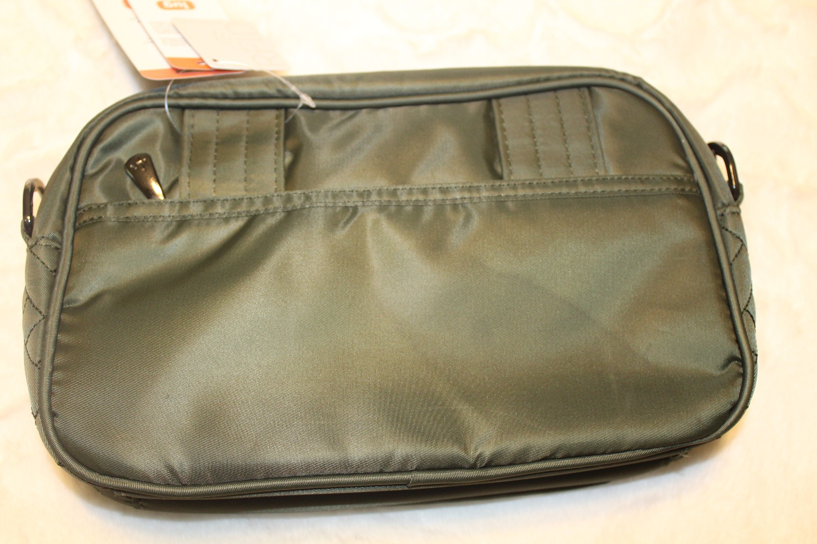 LUG RFID Carousel OLIVE GREEN Quilted Crossbody Shoulder Multi Pockets Bag NWT