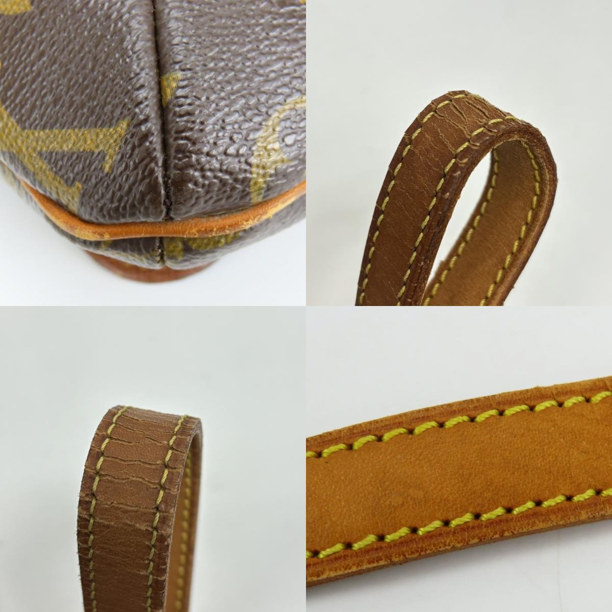 USED LOUIS VUITTON Shoulder Bag Mudget Salsa M51387 Monogram/Nume leather Br…