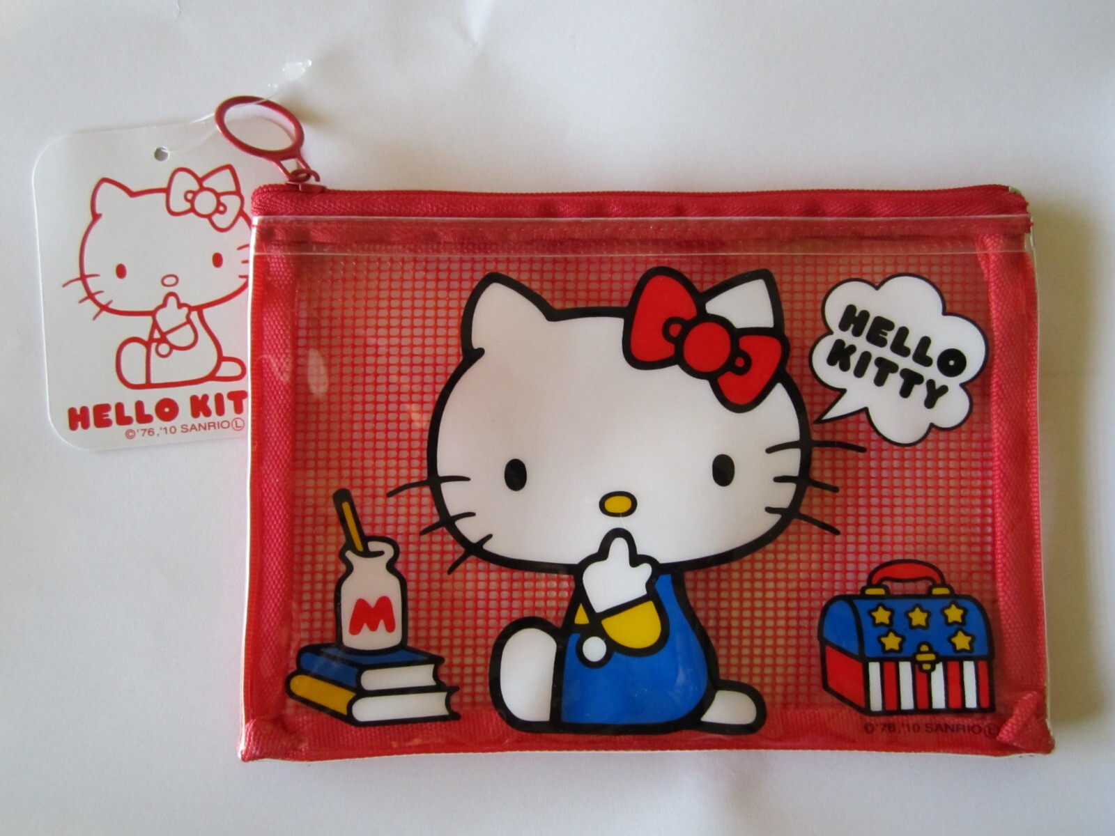 Hello Kitty My Melody Kuromi Little Twin Stars Sanrio Pouch Mesh Comestic Bag
