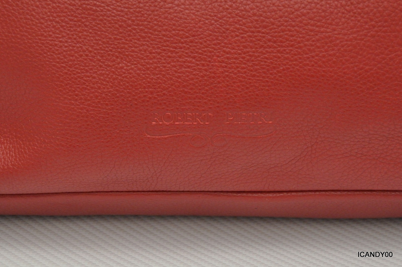 Nwt Robert Pietri Spain NOBEL Pebbled Leather Shoulder Bag Handbag Hobo ~Red