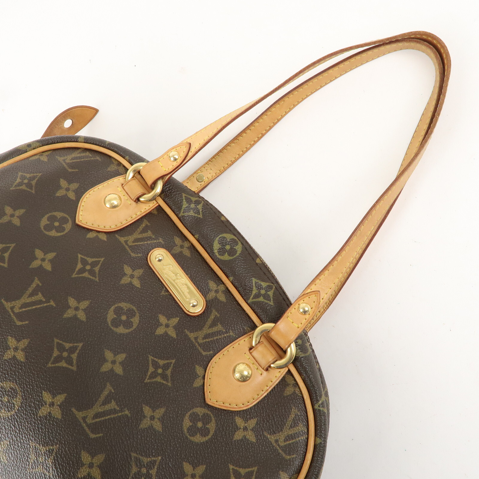 Louis Vuitton Monogram Montorgueil PM Shoulder Bag Brown M95565 Auth Used