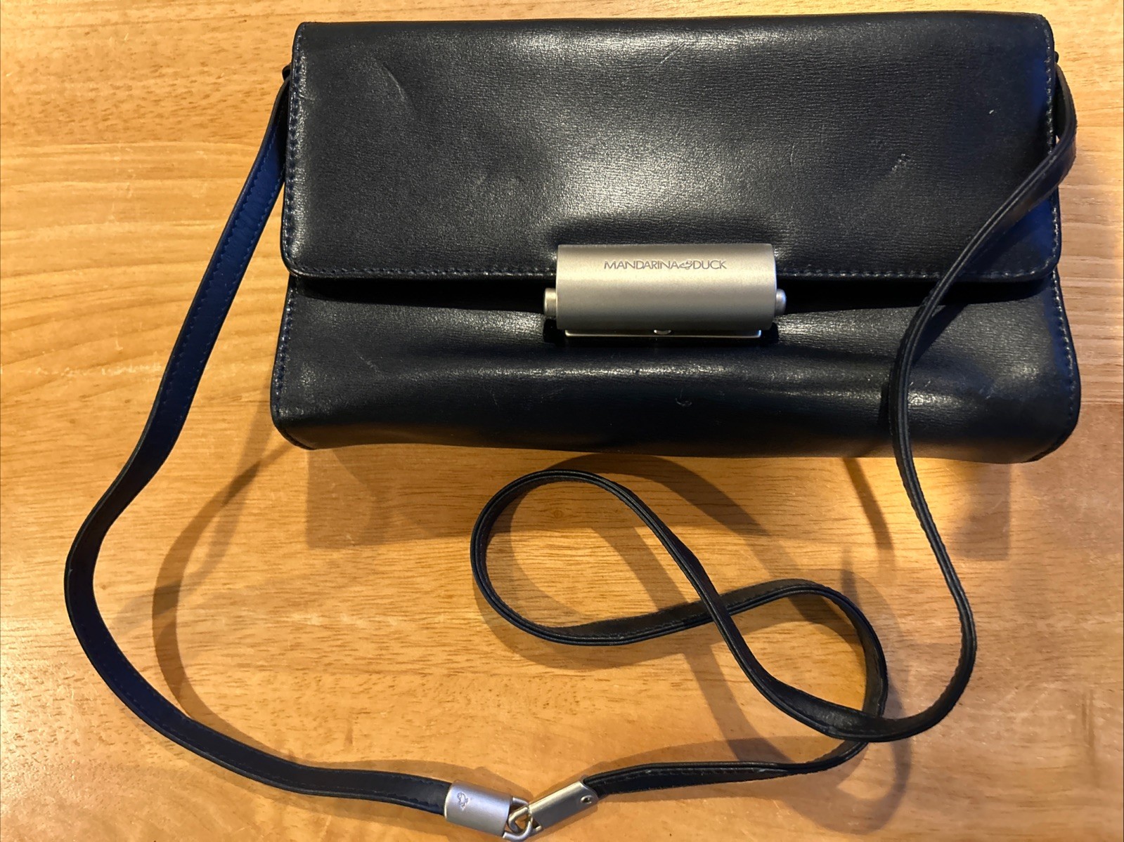 Mandarin Duck leather crossbody bag