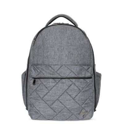Lug Summit Women’s Backpack – Heather Grey, Stylish & Durable Fabric Travel Pouc
