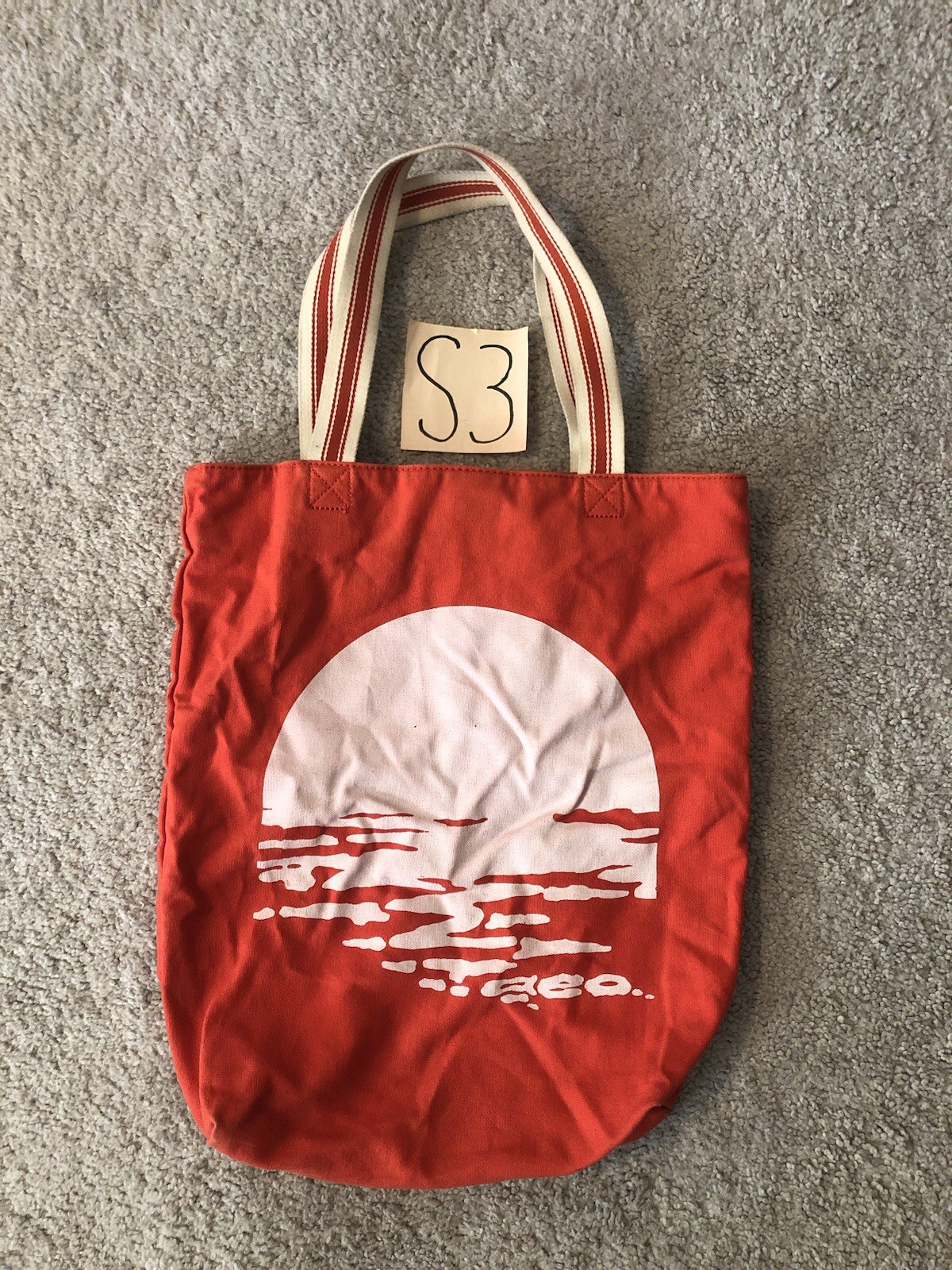 Vintage American Eagle Outfitters (AEO) Tote Bag Two Strap Pockets Logo Y2K