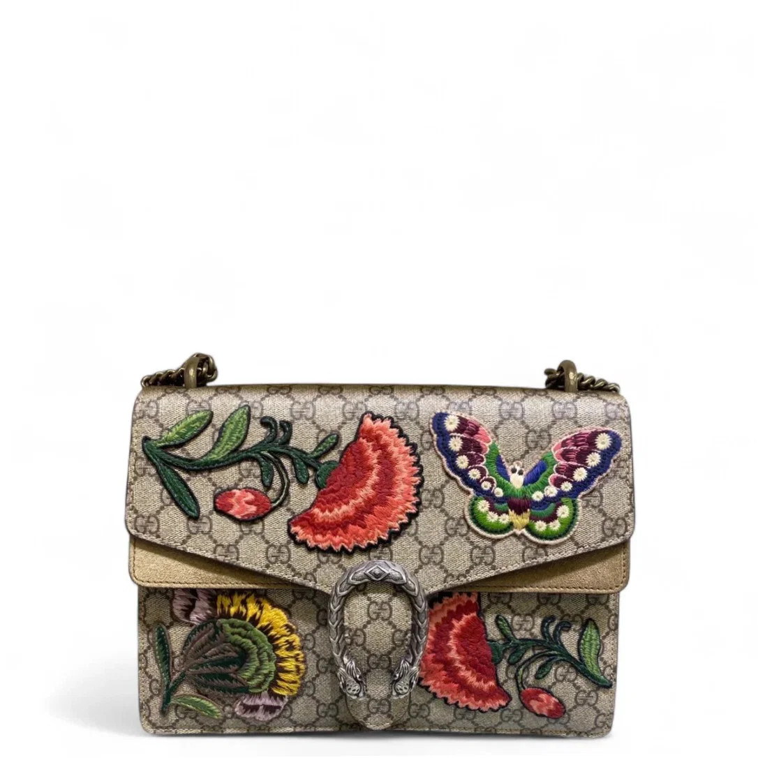 Gucci Embroidered Dionysus Gg Supreme Monogram (ys071526a3r)
