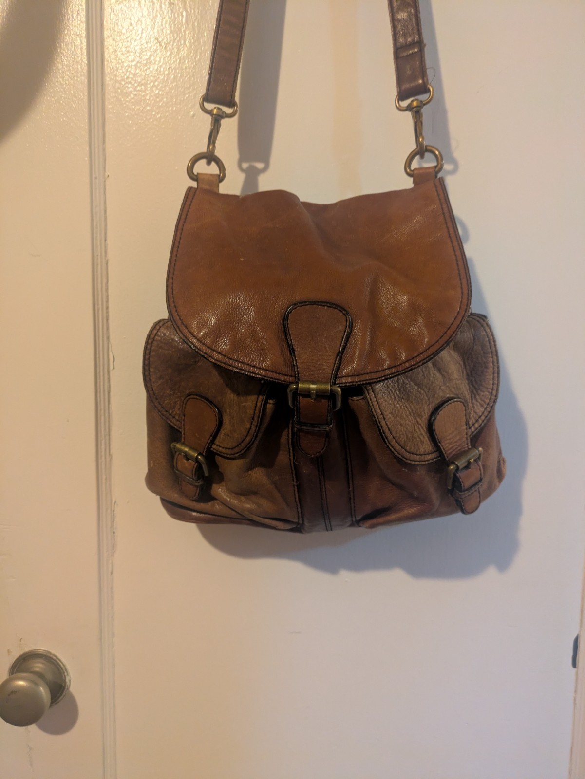 Fossil Vintage Brown leather purse Leather/handbag