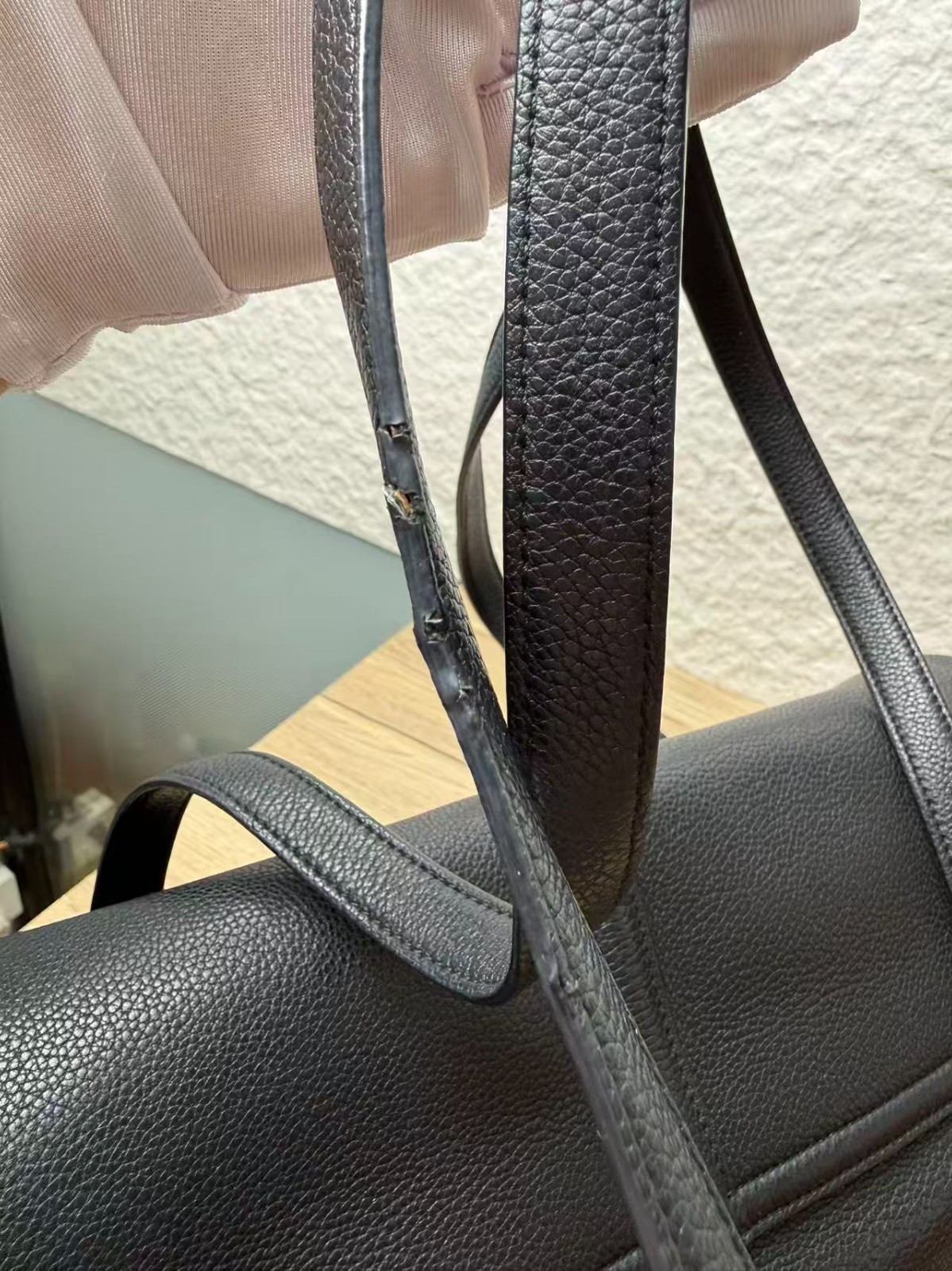 CELINE Soft 16 Large 38cm Black Calfskin Handbag