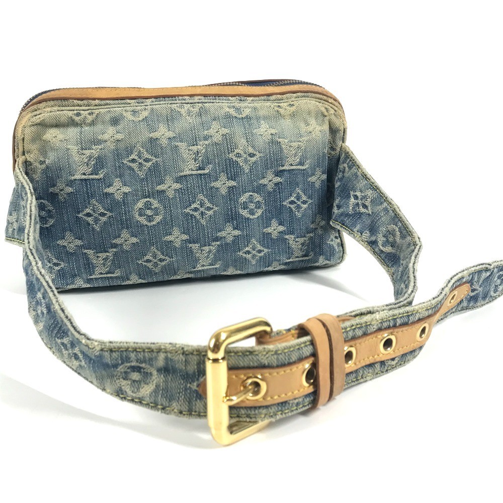 LOUIS VUITTON M95347 MonogramDenim Bum bag Bag Body Bag Cross Waist Pouch