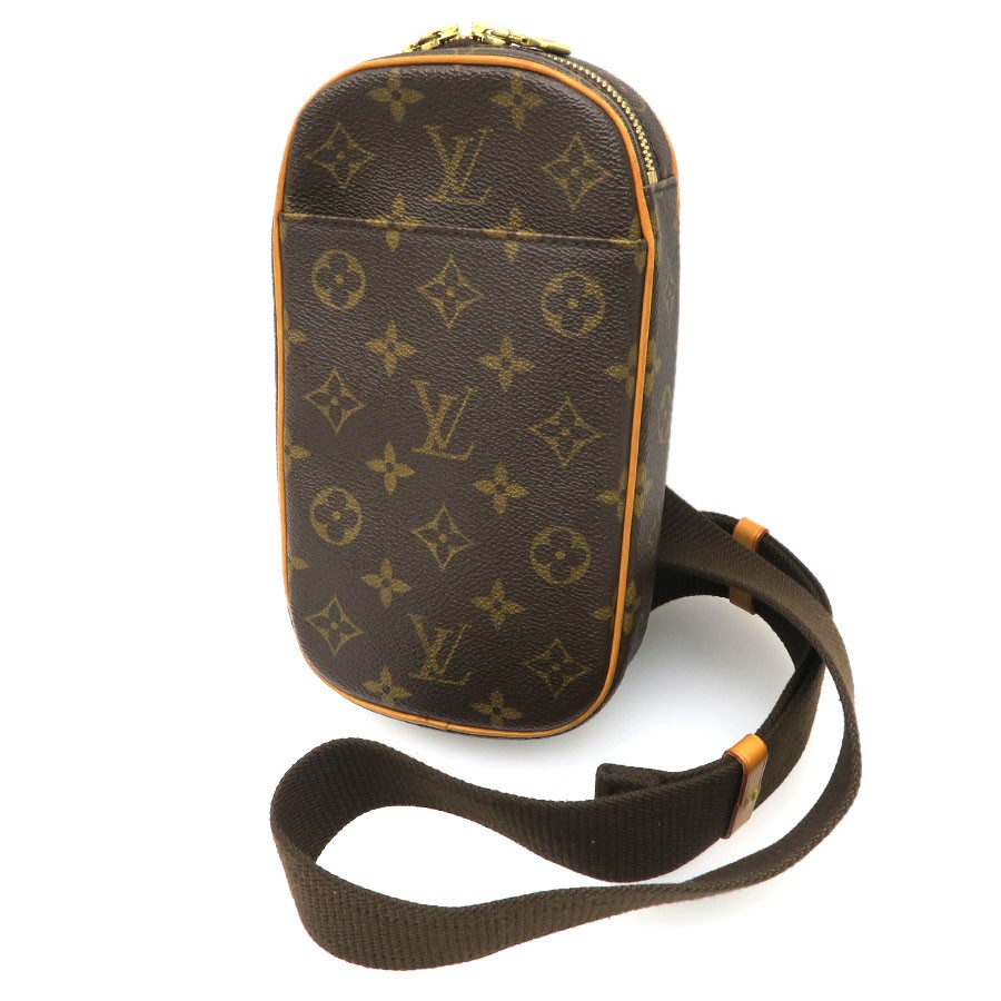 Louis Vuitton Pochette M51870 Monogram Canvas Brown Shoulder Bag #SAB16480