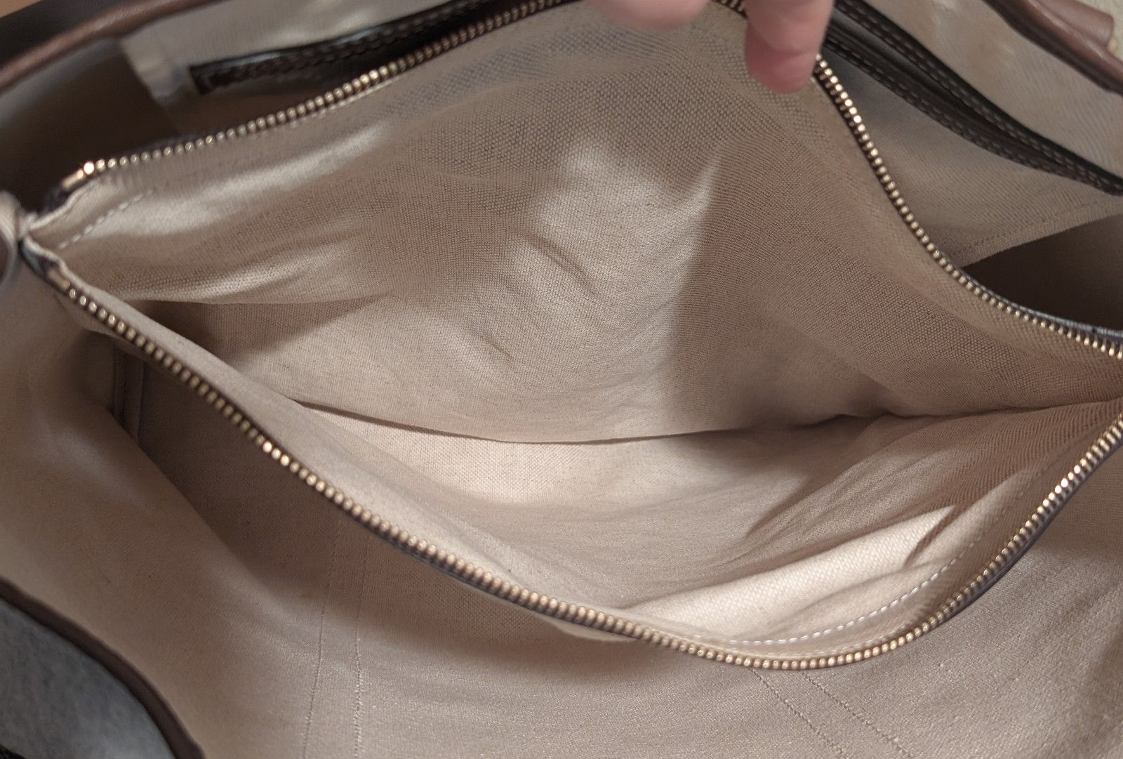 GUCCI GG Plus Monogram Joy Vertical Tote Dark Brown