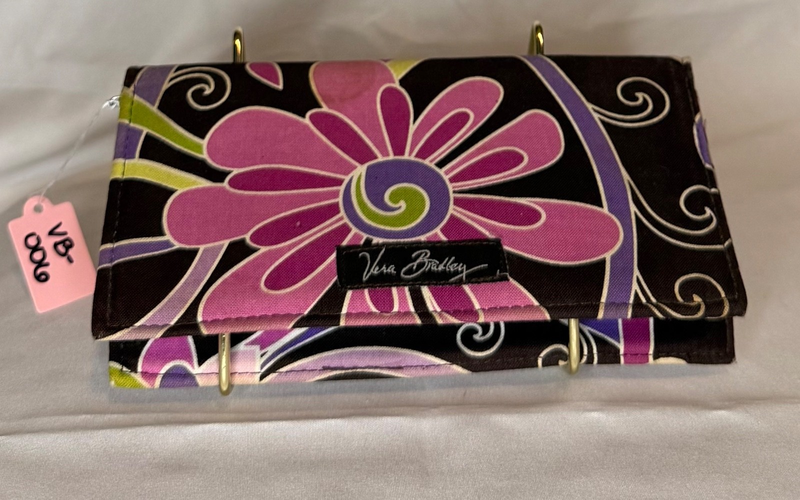 Vera Bradley Mod Floral Checkbook Cover EUC