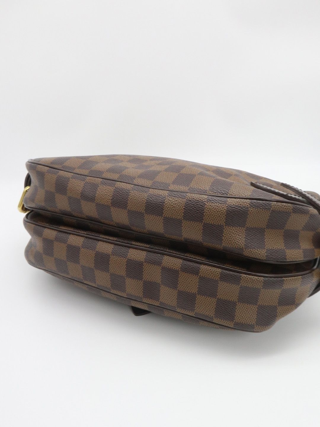 Louis Vuitton Highbury Damier Ebene Shoulder Bag Shoulder Vintage Zip Bag Bronw