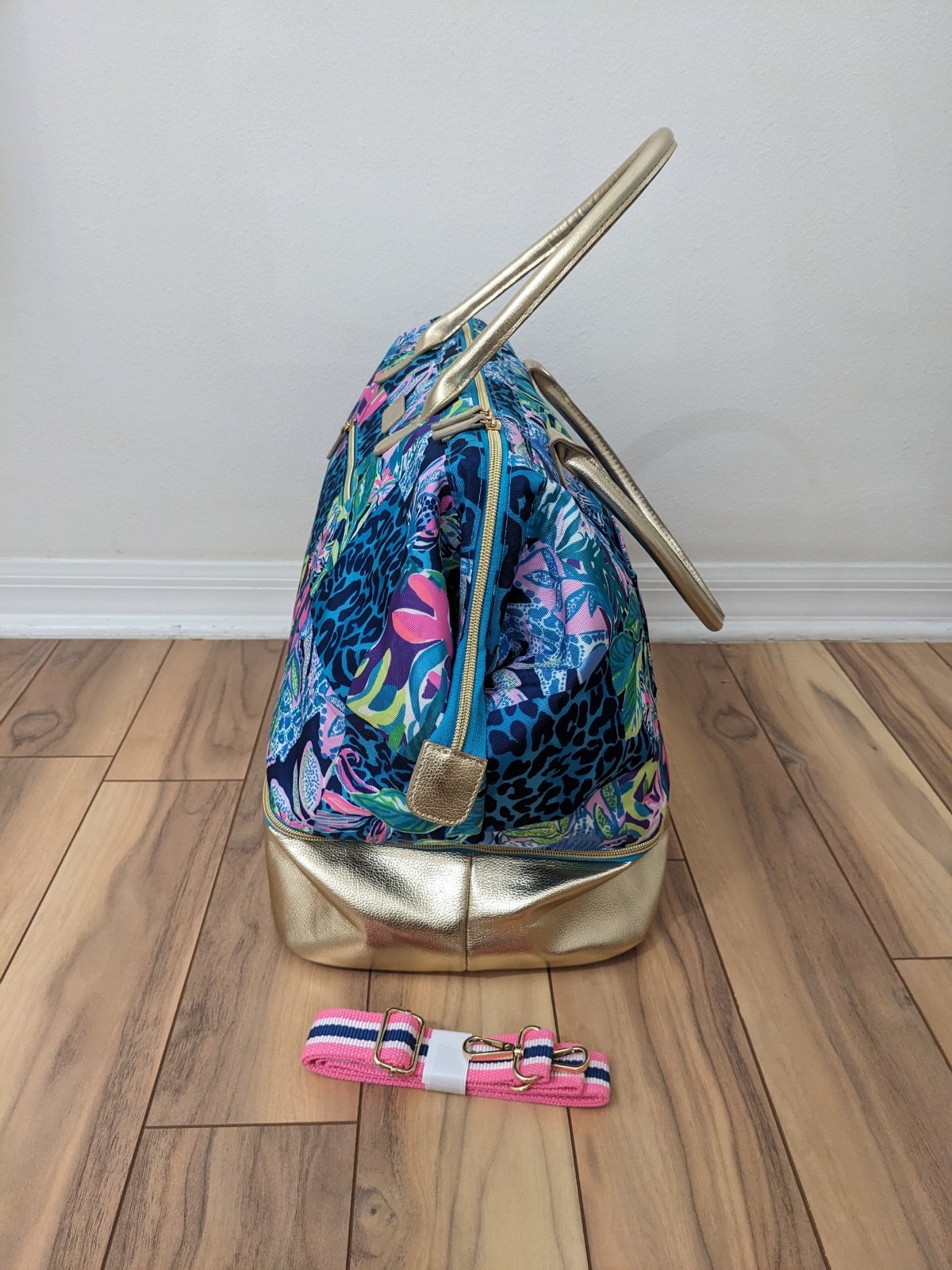 EUC! Lilly Pulitzer Weekender Bag In Pop Up Lilly’s Party Patch
