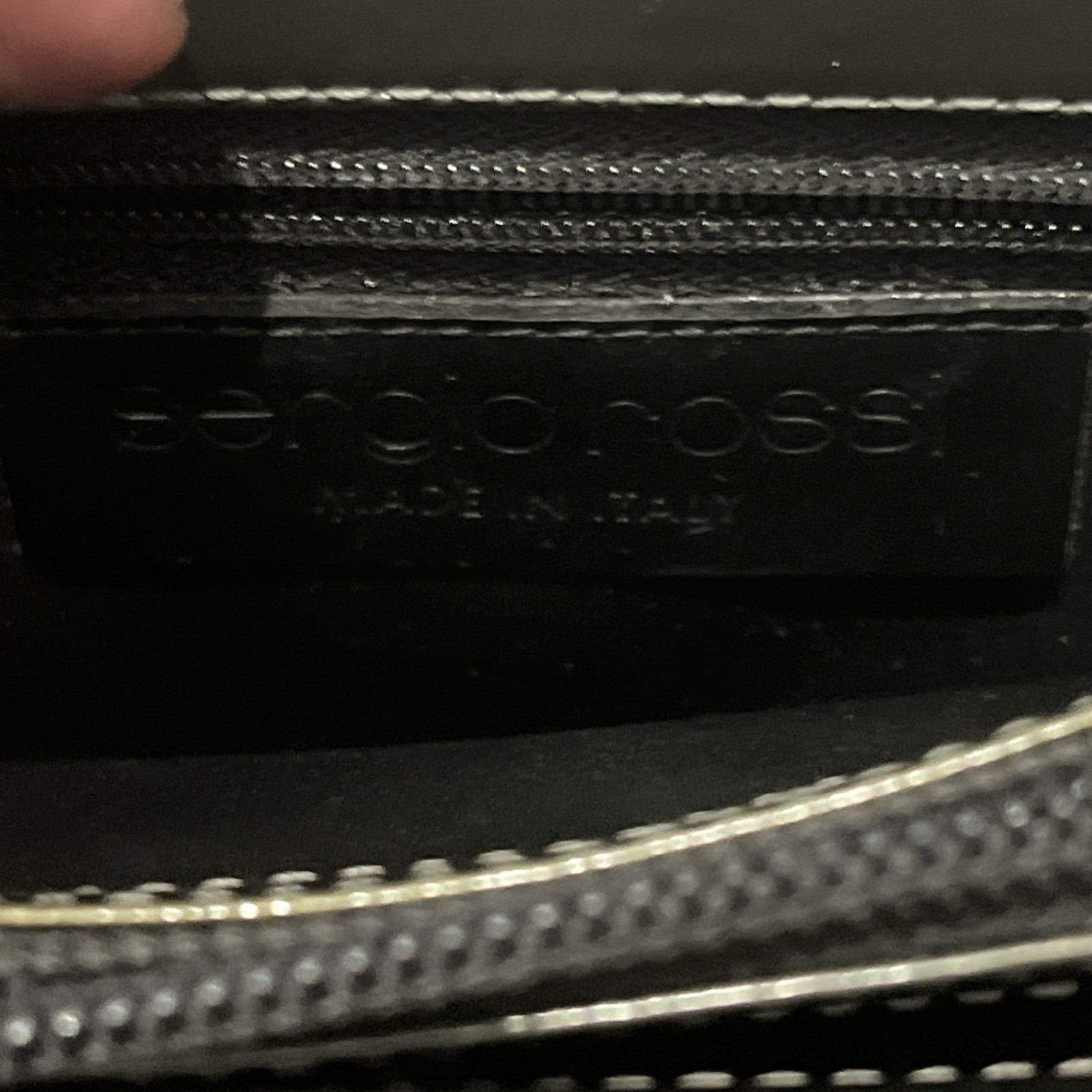 Sergio Rossi Luxury Women’s Green Patent Leather Handle Bag Purse
