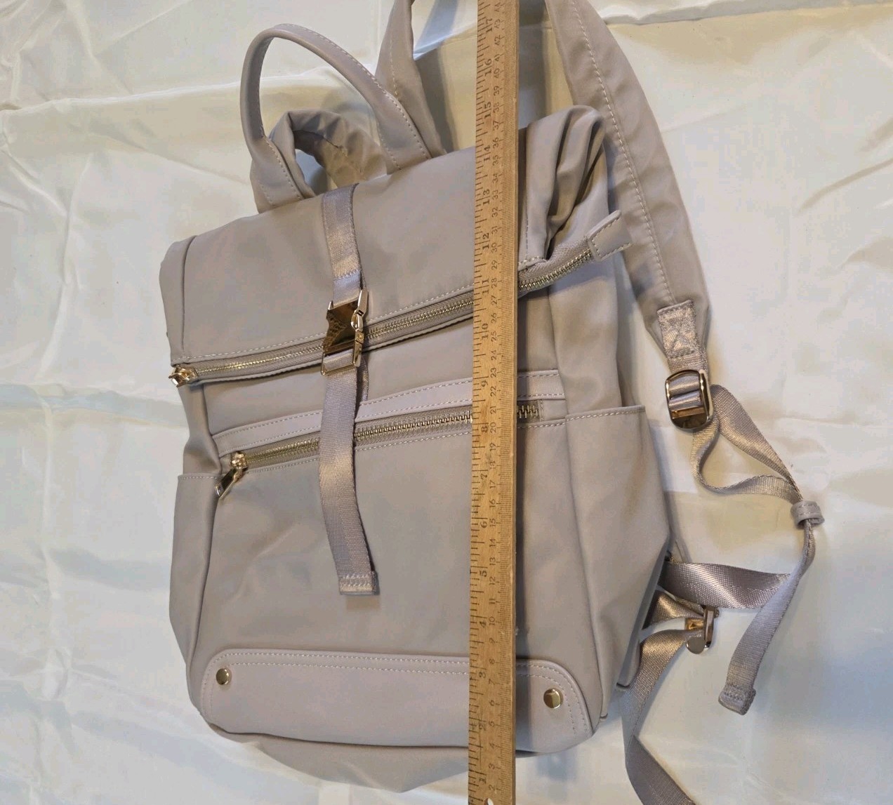 Madison West Backpack Lavender 14-18 Inches Tall 10.5 Inches Wide