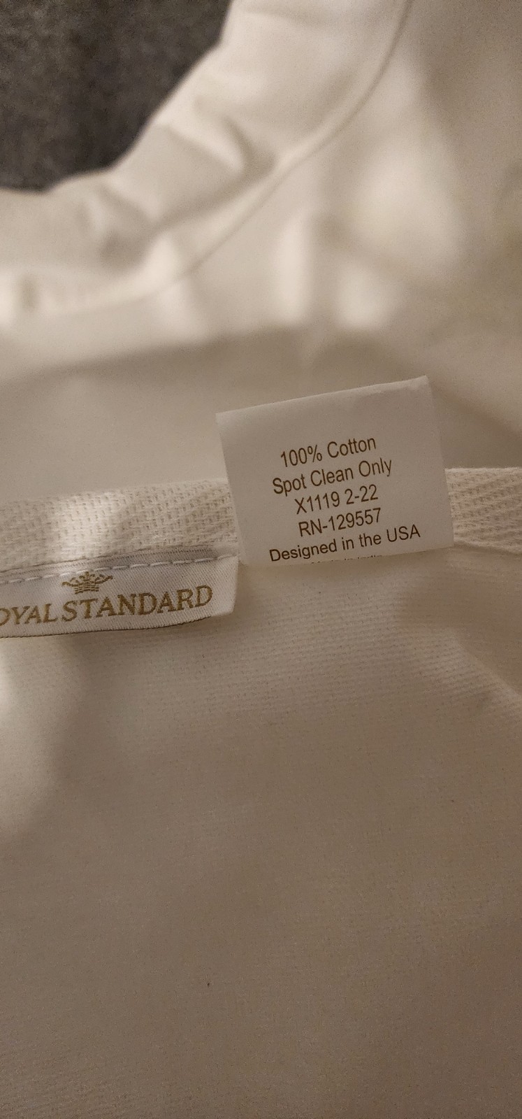 Royal Standard White Cotton Beach Bag with Pineapple Print & Canvas Handles