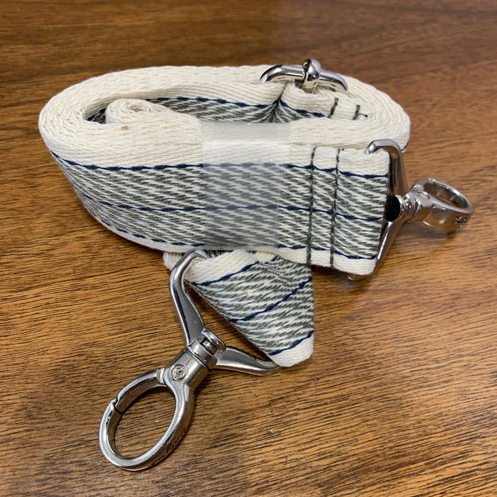 Thirty One Mix & Match Crossbody Strap Olive Multi Web AD77 NIP C8