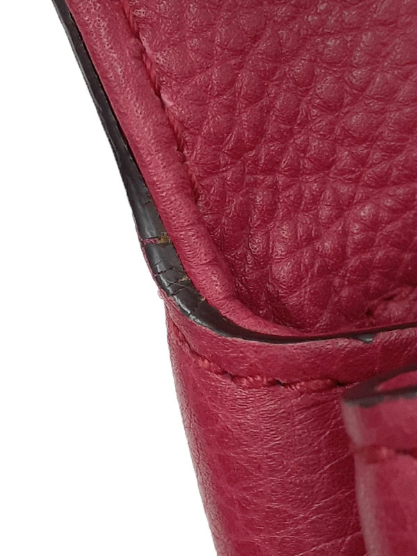 Gucci Bamboo 370831 Leather Pink Shoulder Bag Women’s #TB2976