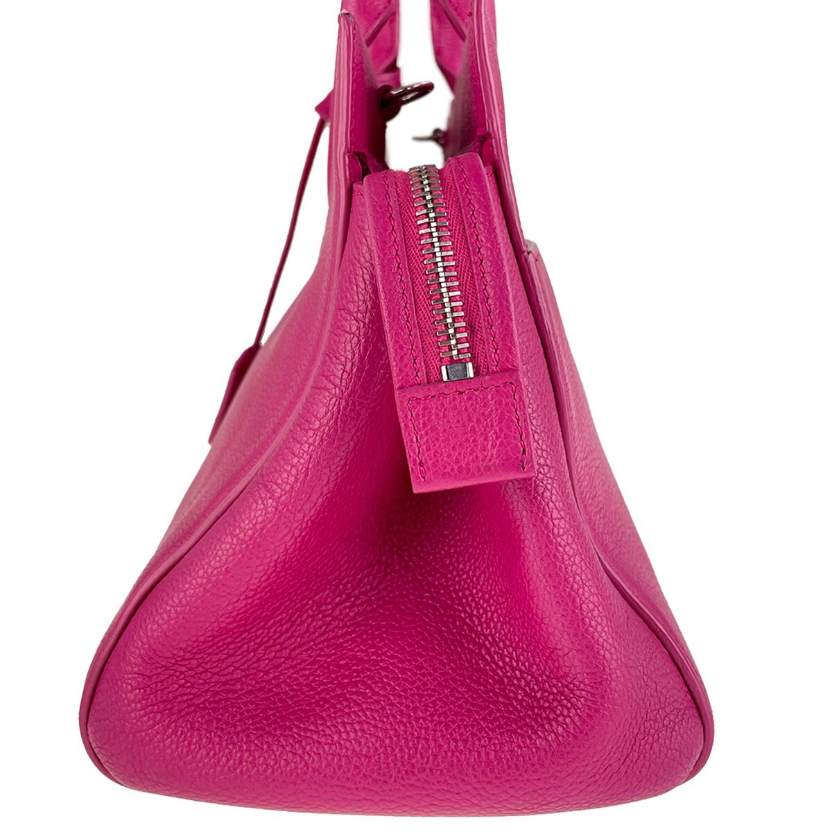 Saint Laurent Cabas Rive Gauche Leather Suede Pink 2way Handbag 2965
