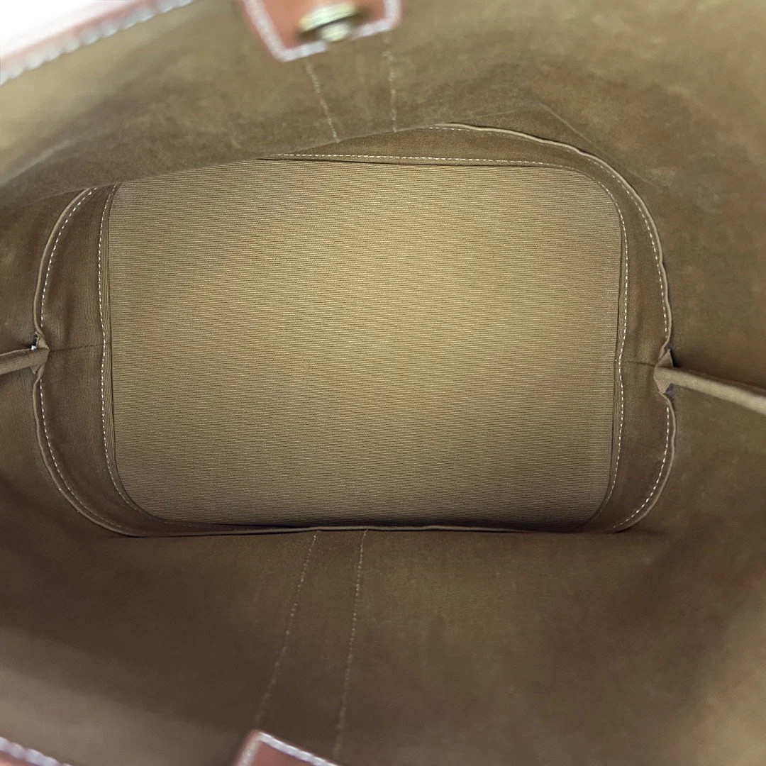 Celine Triomphe Bucket Bag Mediun Brown Black Triomphe (zz071526a1r)