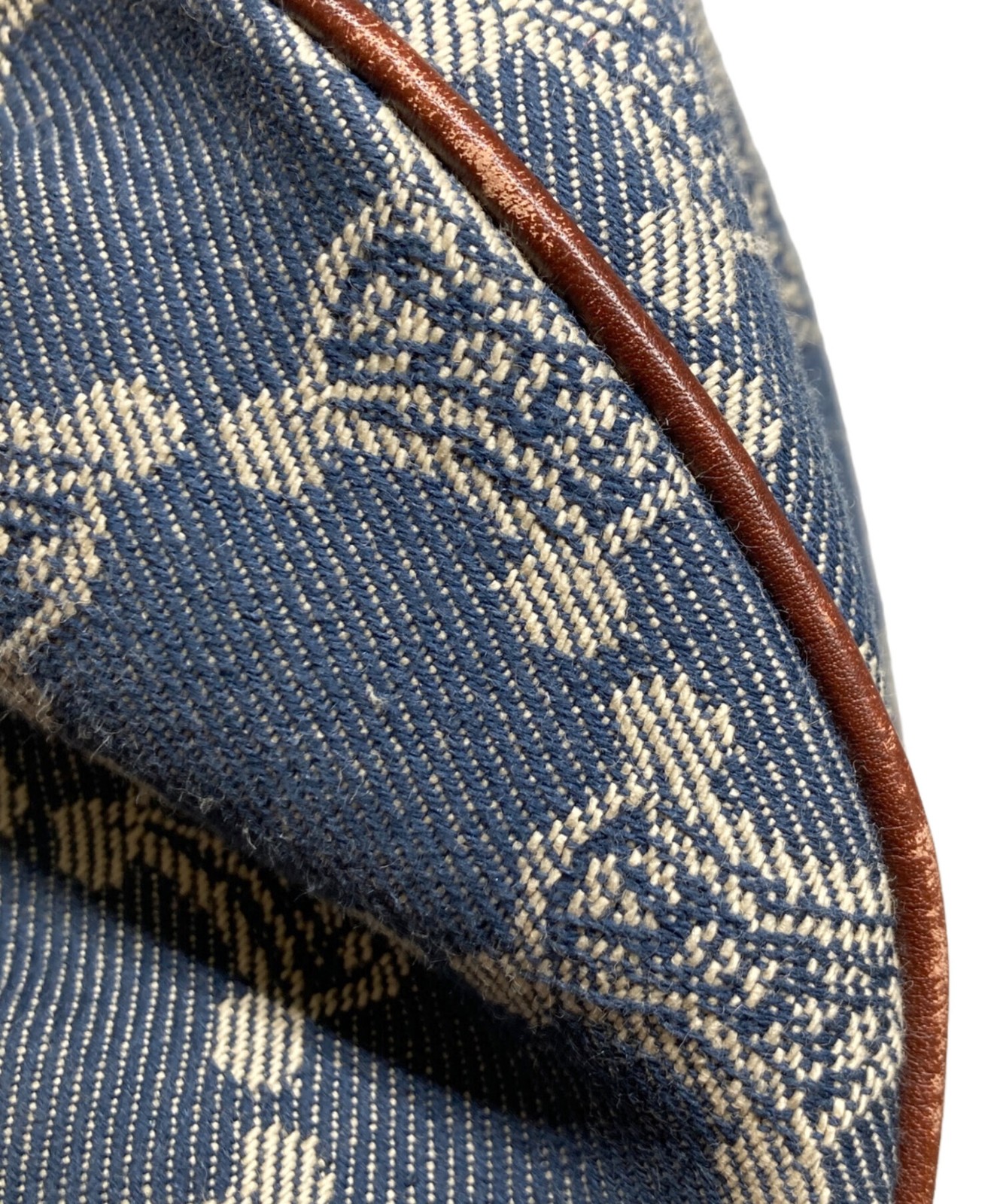 Celine Paris Macadam Denim One Shoulder Bag Indigo #TFB3117