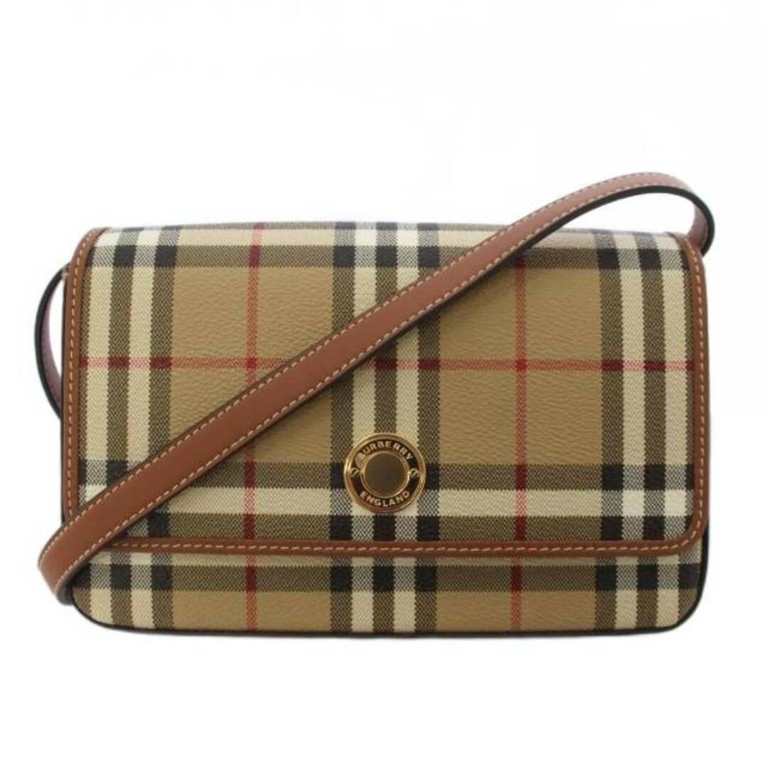 Burberry Hampshire Bag Shoulder Nova Check Beige A7026 yt Used 0c54eb72995a9b2a8