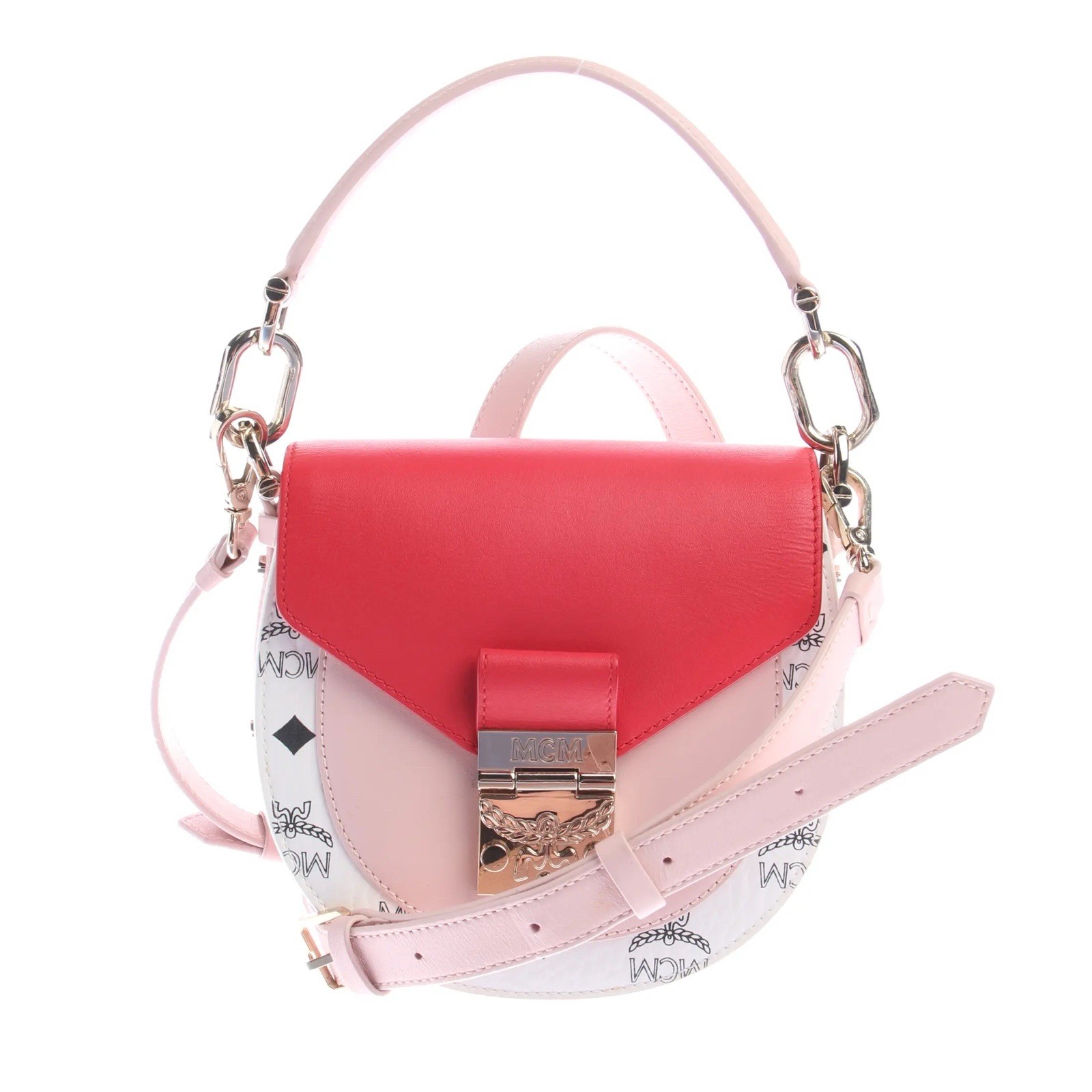 MCM Visetos Leather Colorblock Patricia