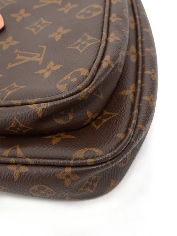 Louis Vuitton Pochette M44813 Canvas Brown Shoulder Bag Women’s #TB2569