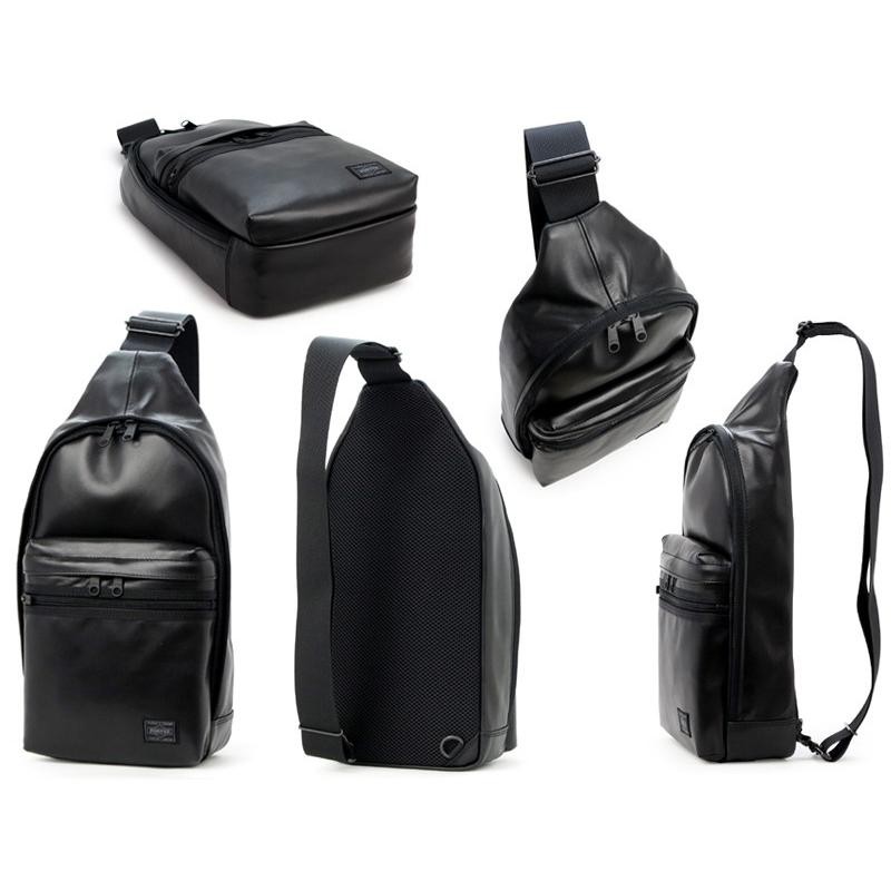 Porter Aloof Sling Shoulder Bag 023-03799 Black
