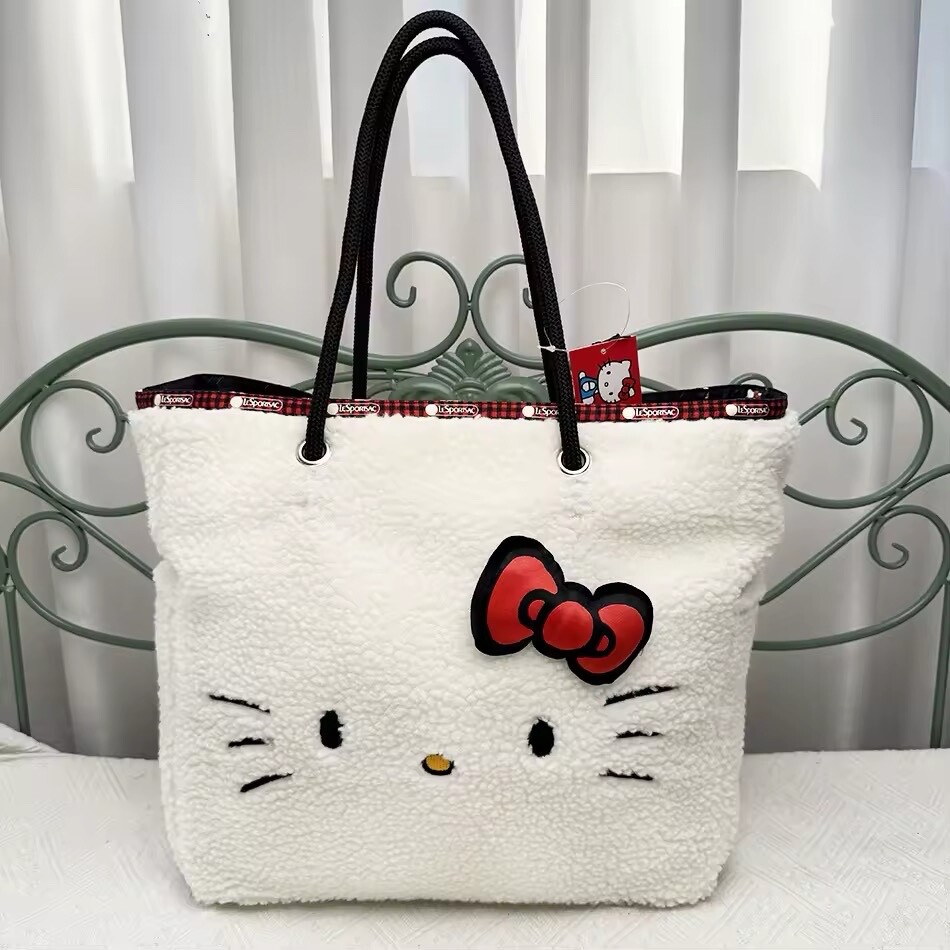 Lesportsac X Hello Kitty Reversible Tote & Nylon Bags Limited Edition -ALL STOCK