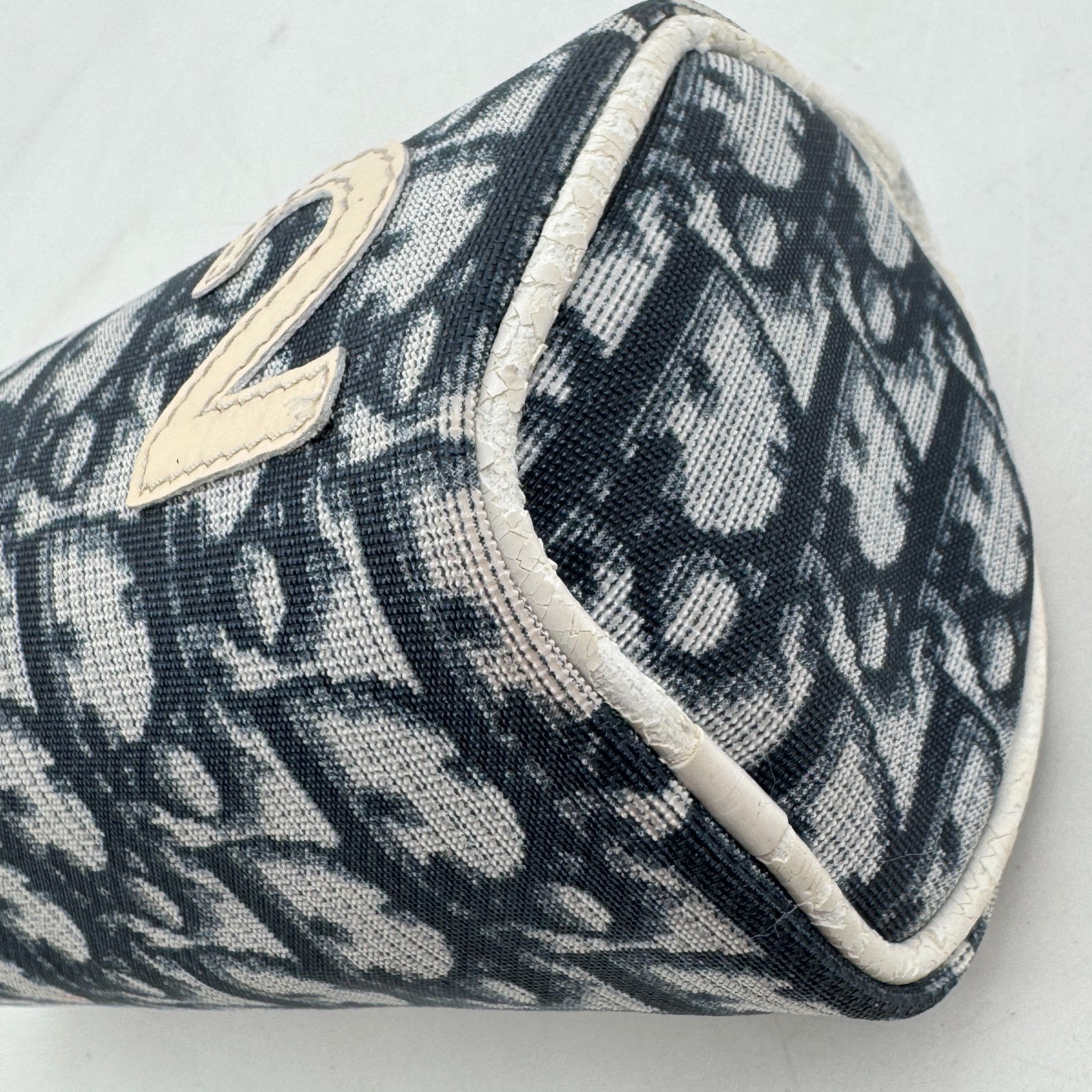Dior trotter canvas pouch black From Japan Authentic