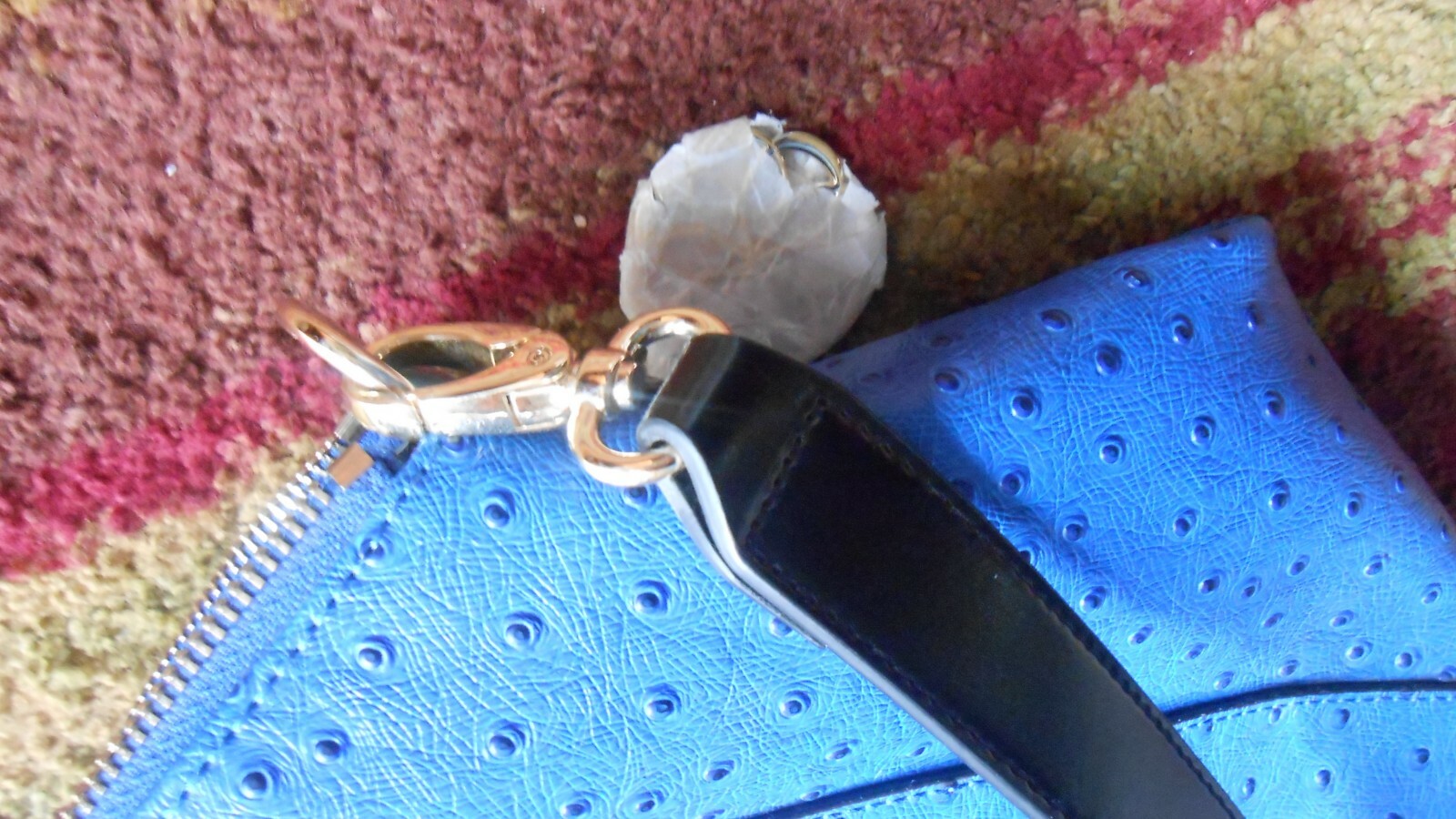 Christina Sabatini Cobalt Gabriella Satchel Bag