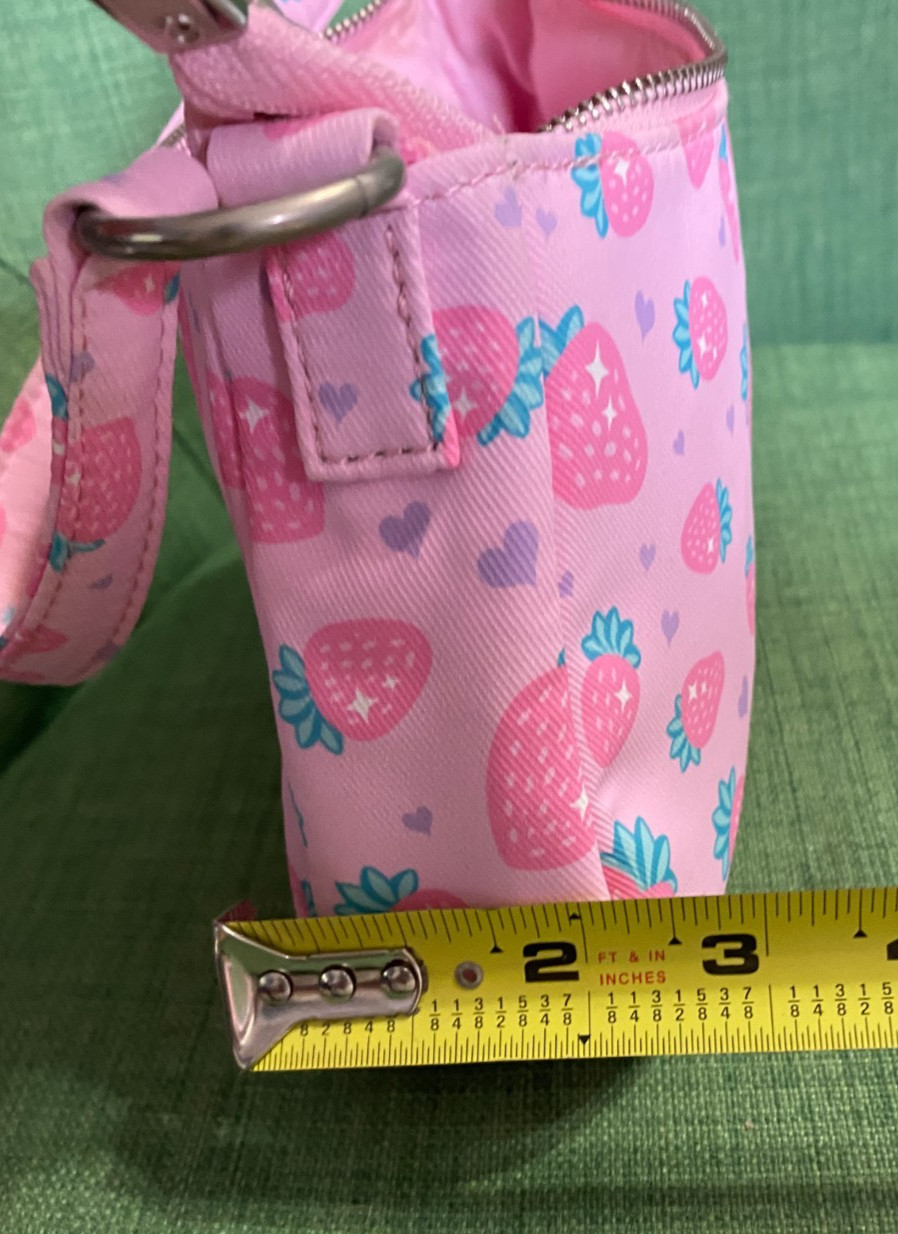 Dolls Kill Sugar Thrillz Pink Strawberries Small Purse GG