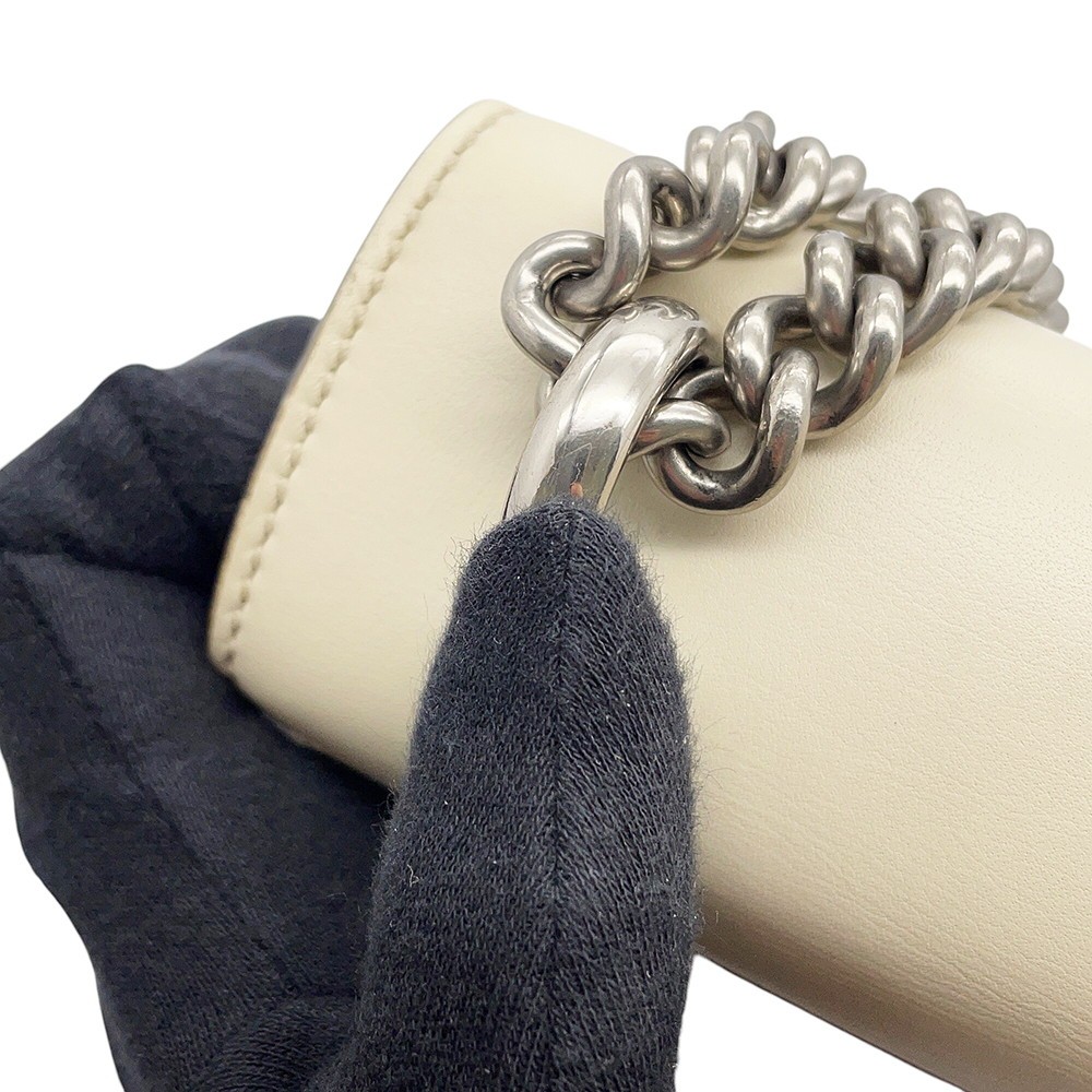 GUCCI Dionysus ChainShoulder Bag Leather White/Blue/Red 403348