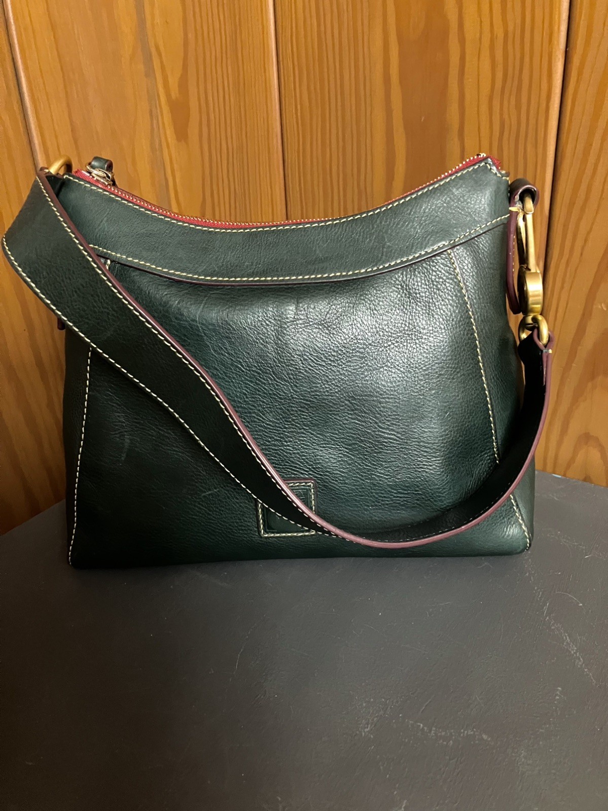 Dooney & Bourke Florentine Large Cassidy Hobo Shoulder Handbag~RARE TEAL