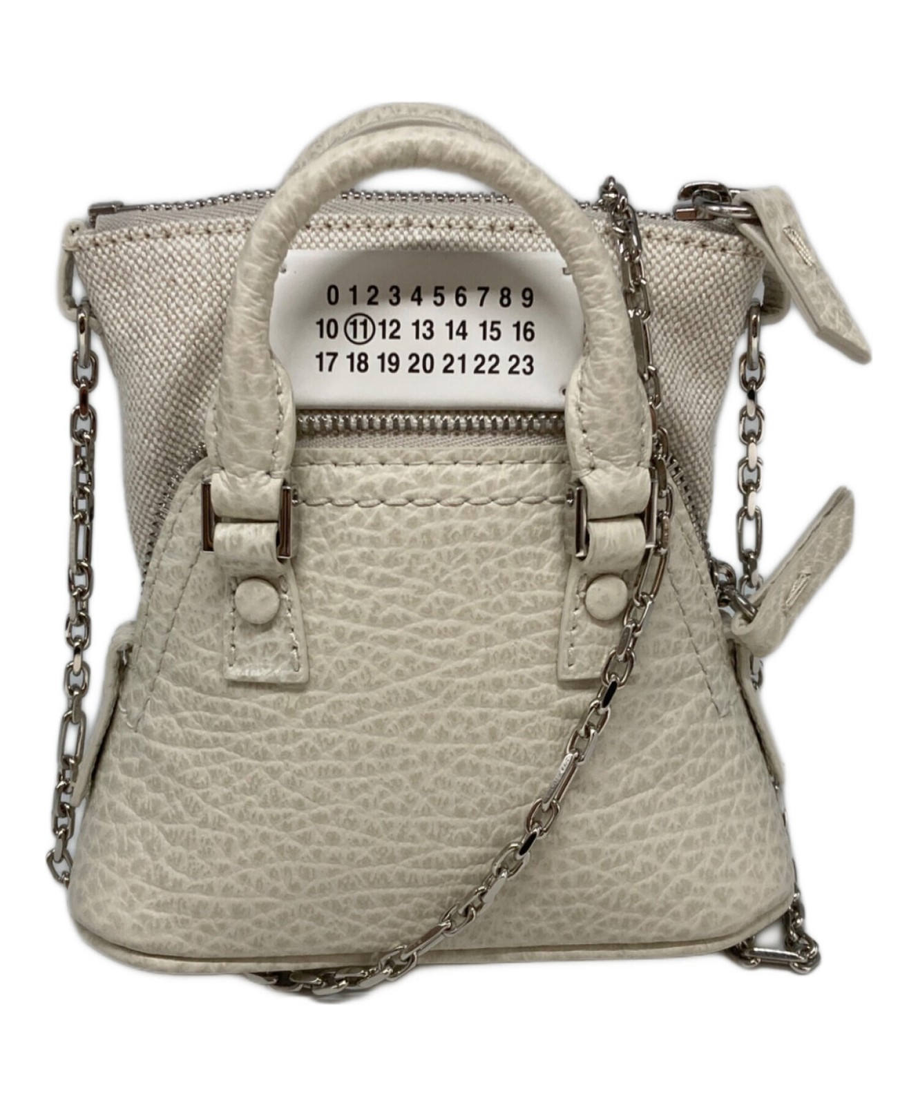 Maison Margiela AC Classique Baby SB3WG0025 P4455 White Bag #TFB4625