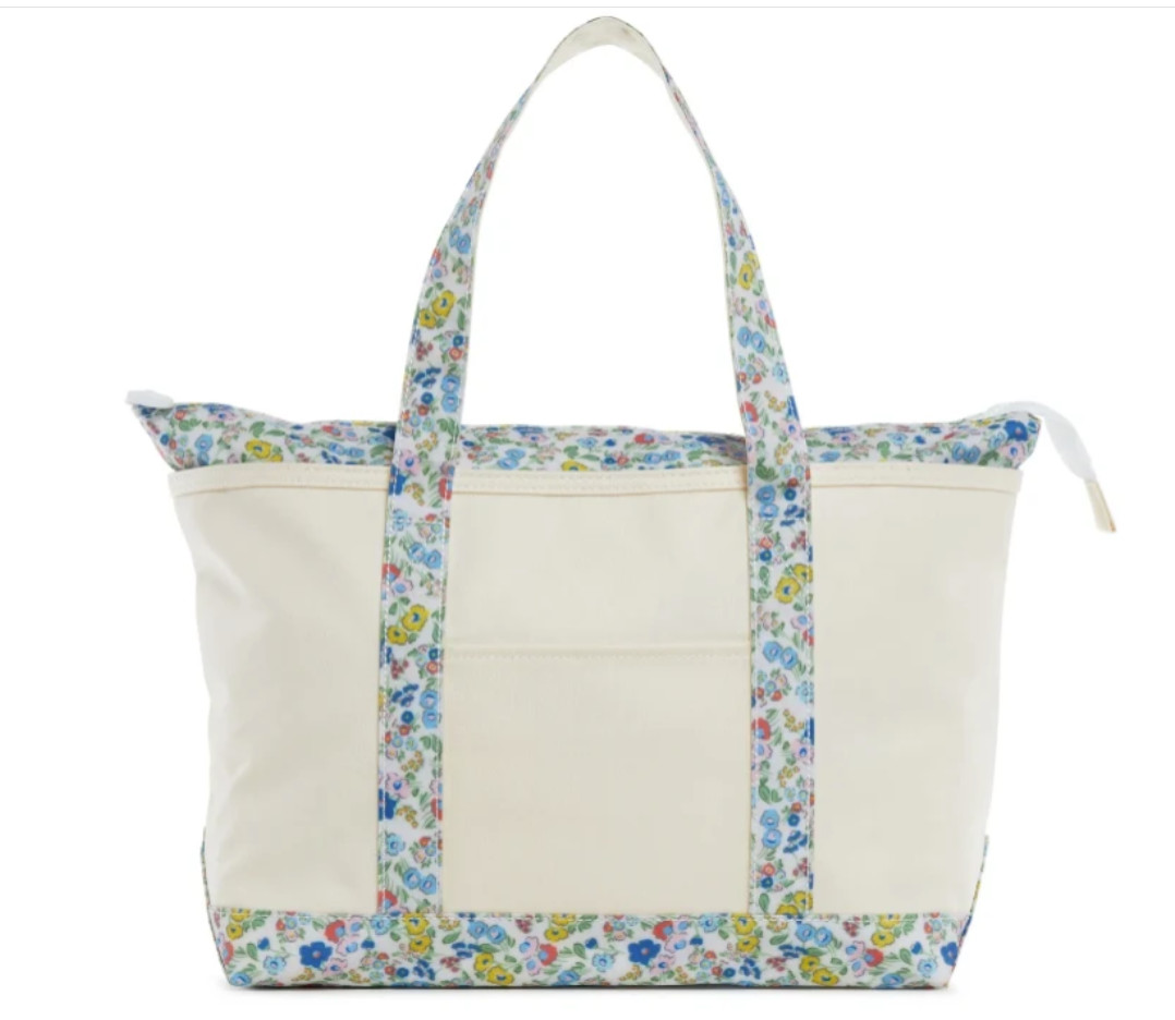 NWT TRVL Design Medium Coated Canvas Tote Floral