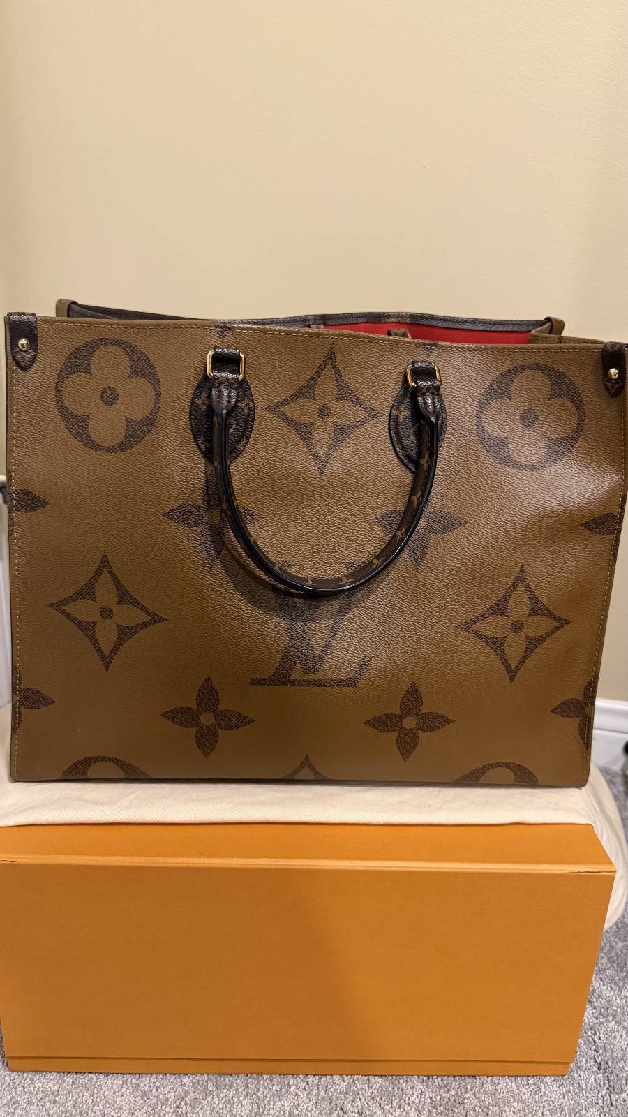 Louis Vuitton Reverse Monogram Onthego Gm