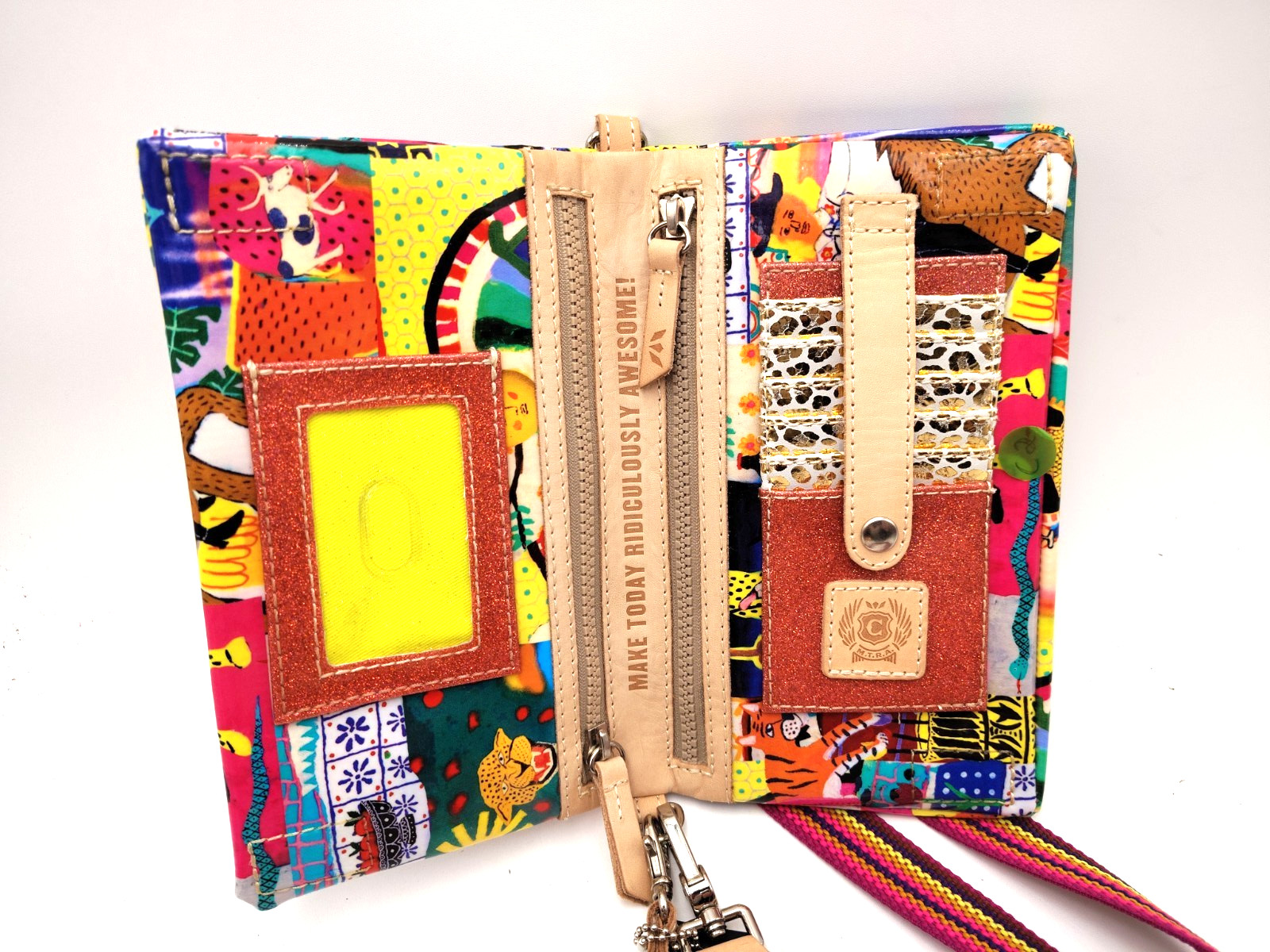 Consuela NWT Colin Uptown Crossbody w/ Luggage Tag and Friendship Bracelet.
