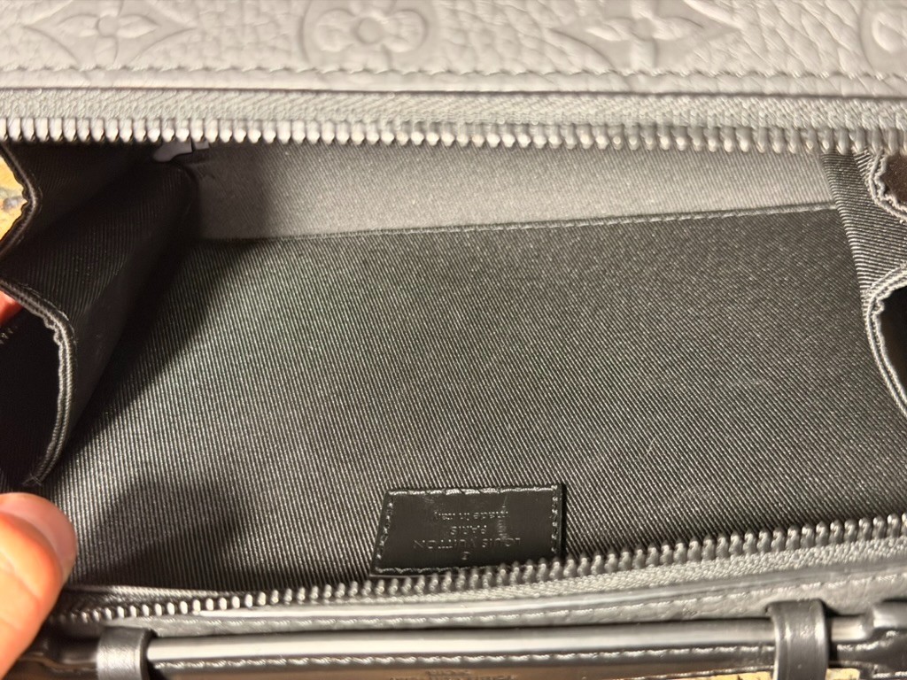 Louis Vuitton Handle Soft Trunk M59163 Black Taurillon Monogram – Full Set