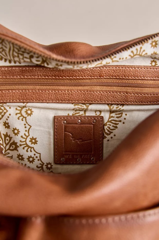 [SALE] We The Free Emerson Tote Bag Saddle Canvas One Size Authentic New